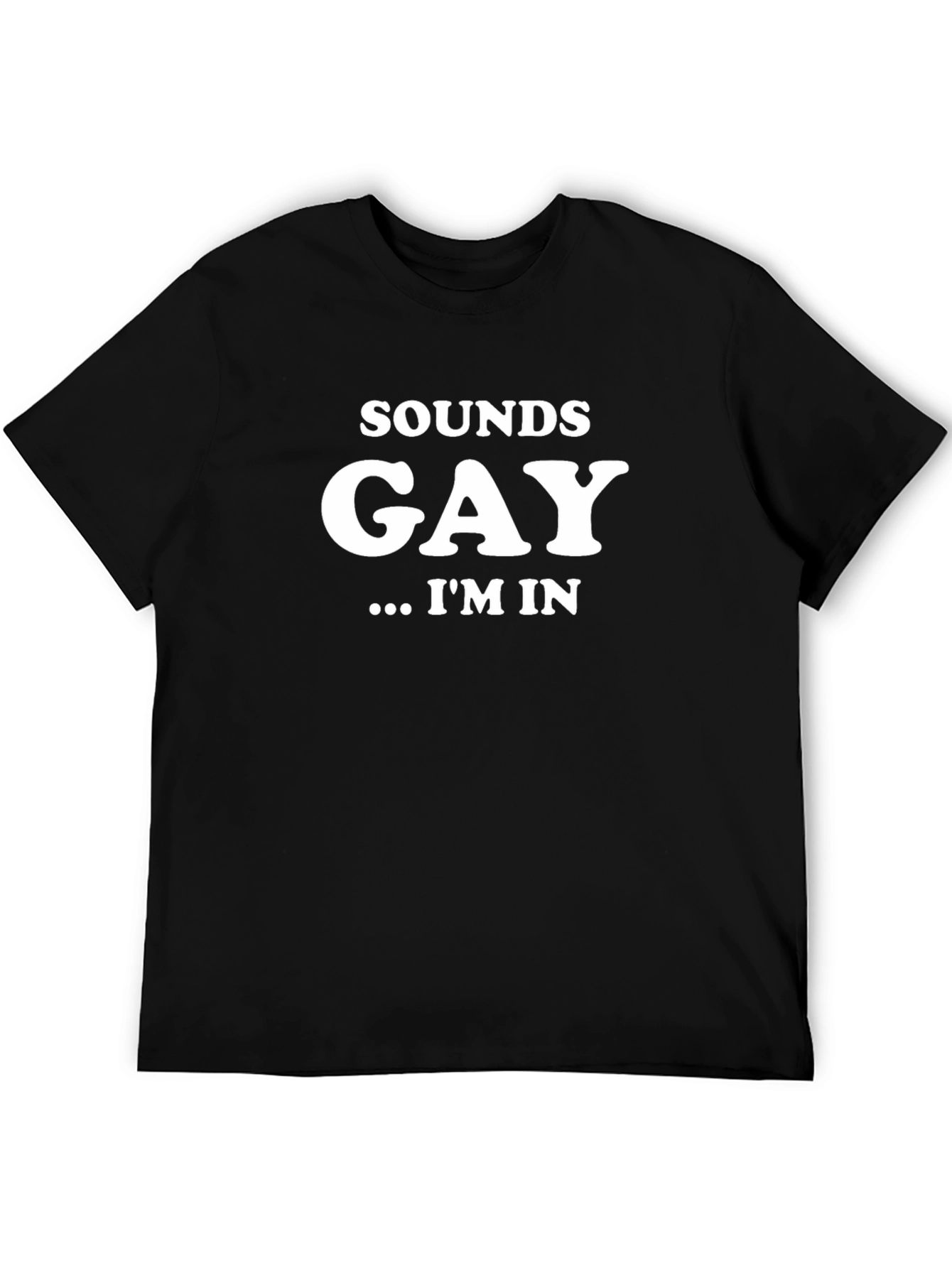Sounds Gay Im In T-Shirt Novelty Humor Tee