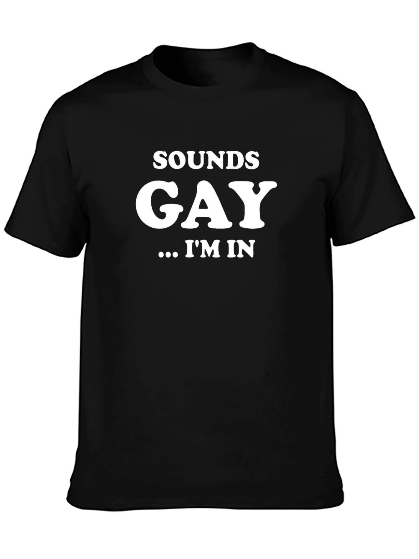 Sounds Gay Im In T-Shirt Novelty Humor Tee