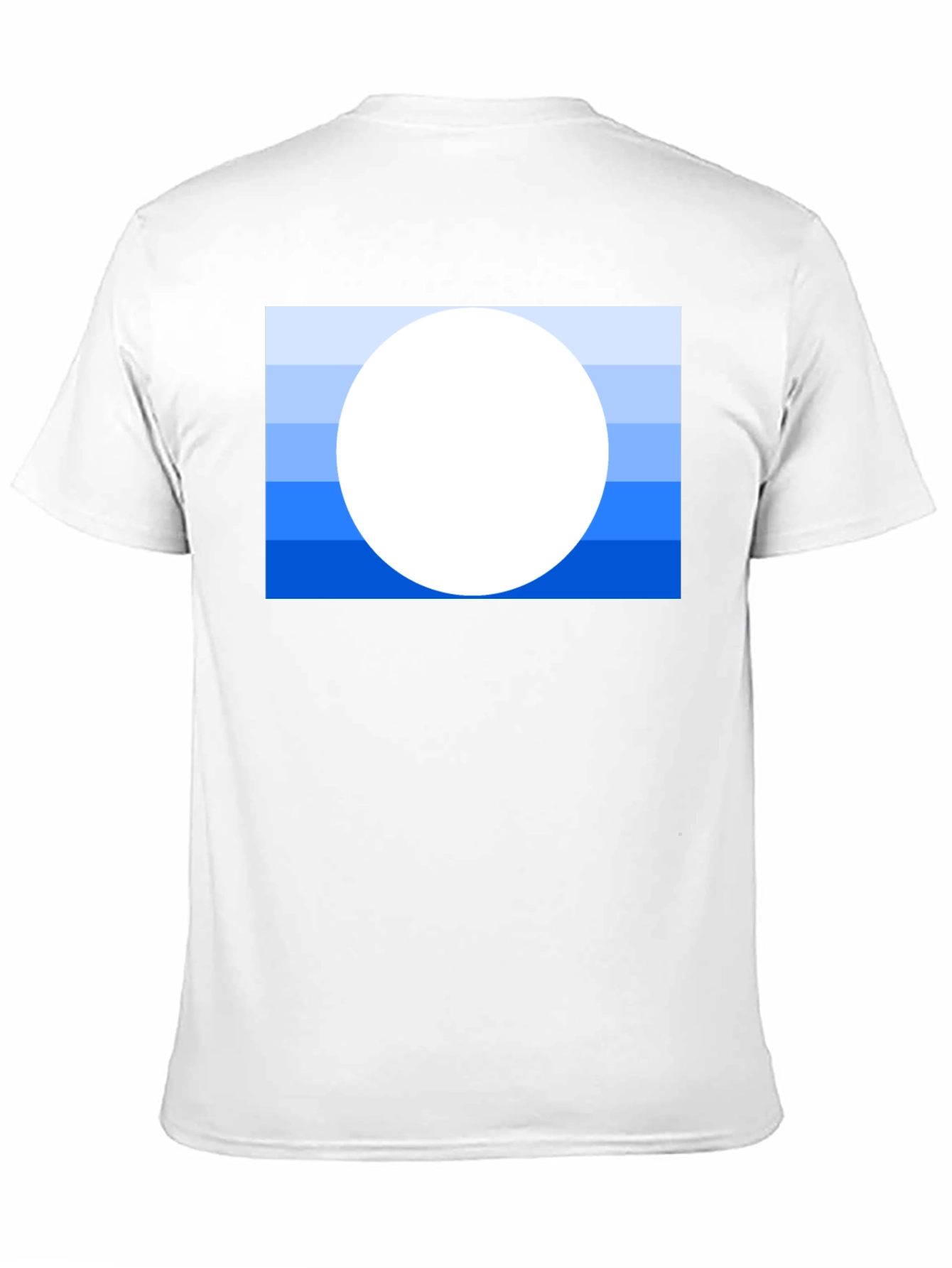 Striped Horizon Tee - Modern Graphic Print