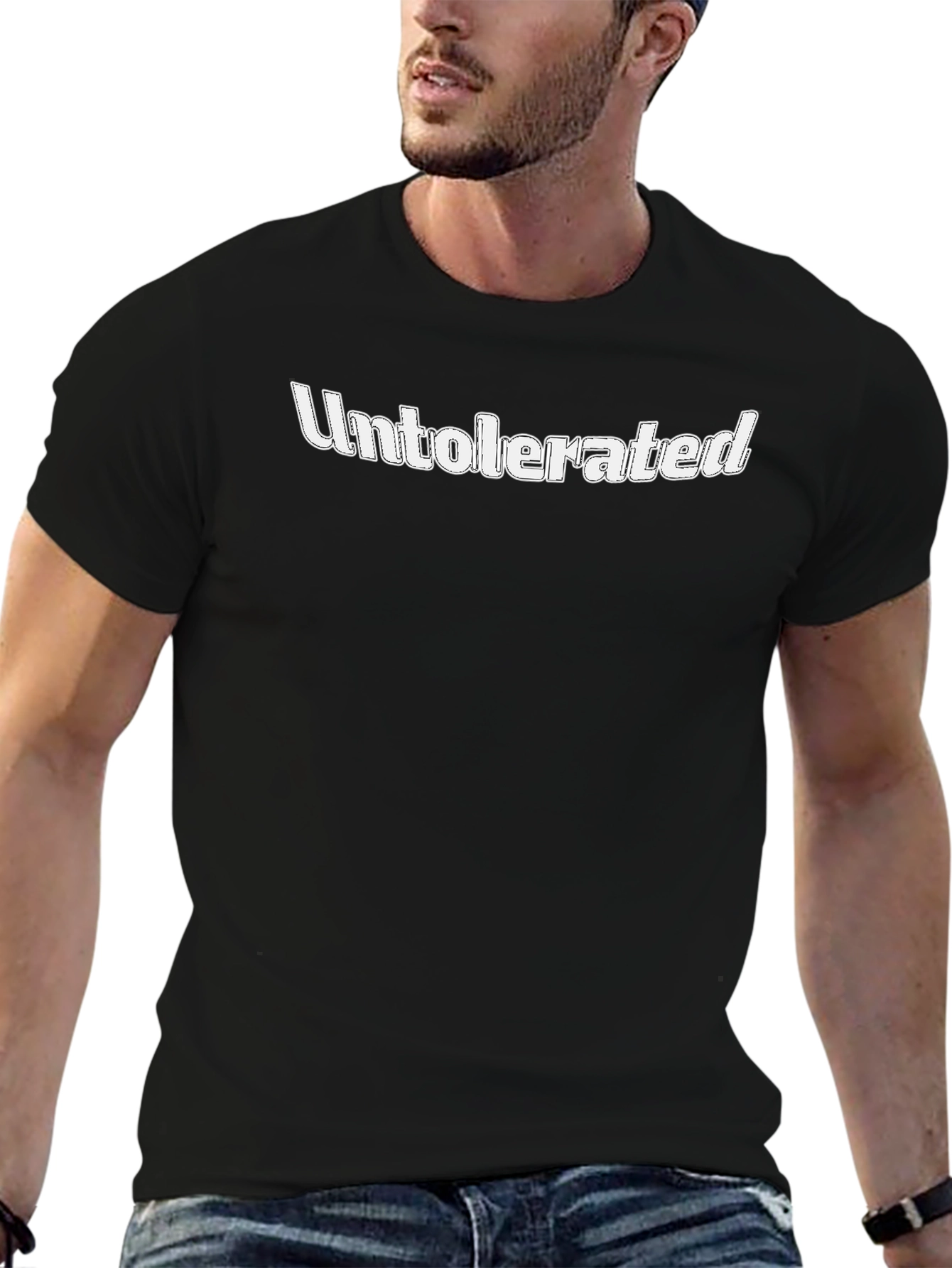 Untolerated Graphic T-Shirt - Black