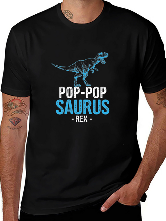 Pop-Pop Saurus Rex Graphic T-Shirt