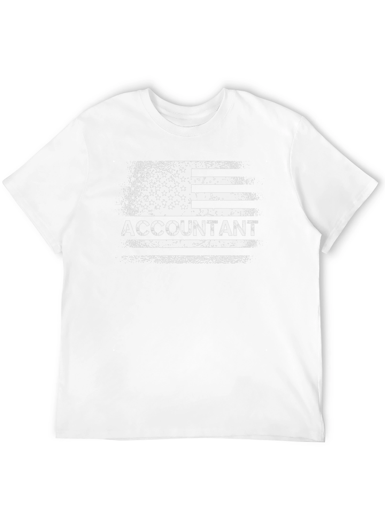Accountant USA Flag Graphic Tee