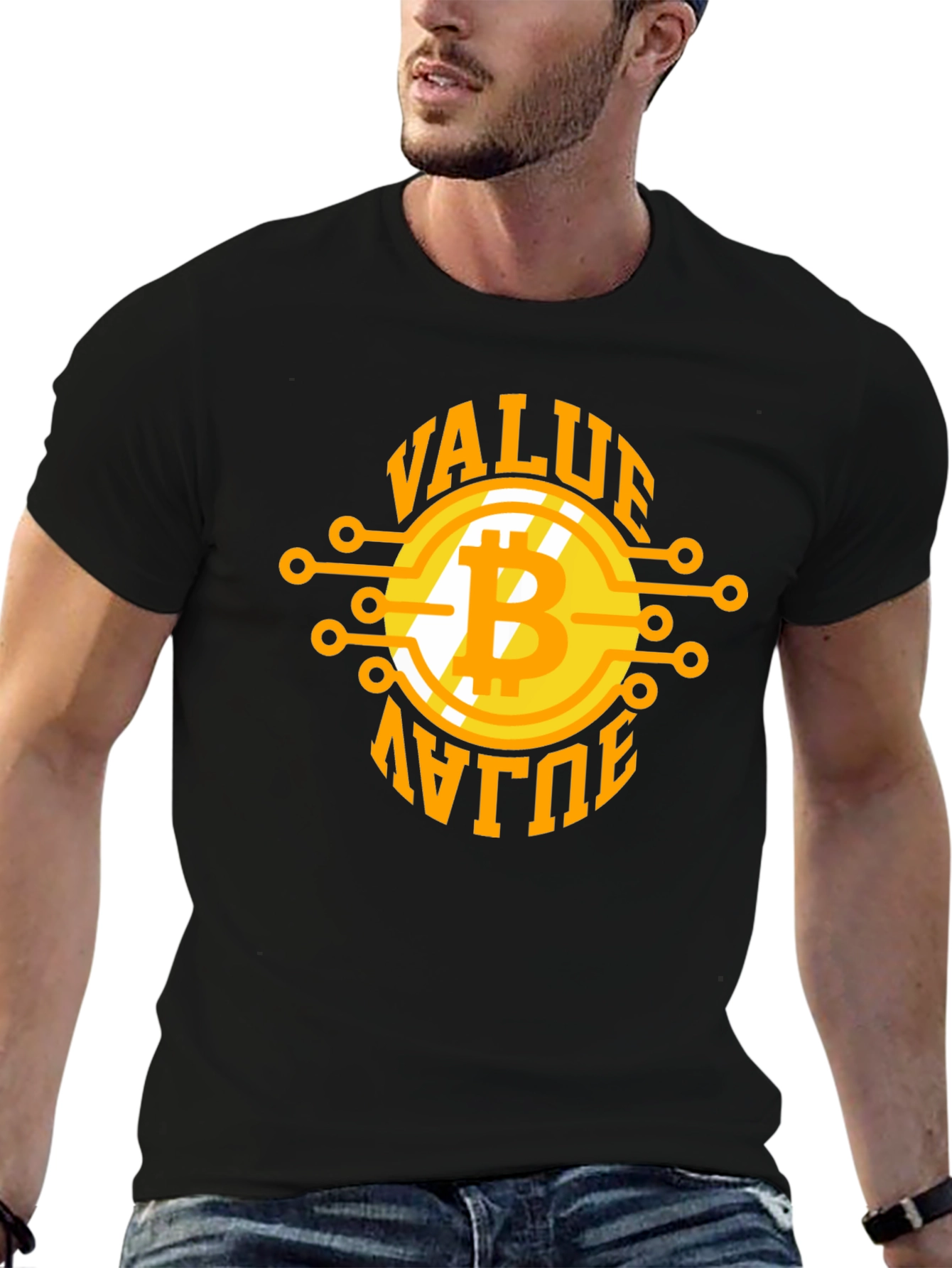Bitcoin Value Graphic Tee - Crypto Currency T-Shirt