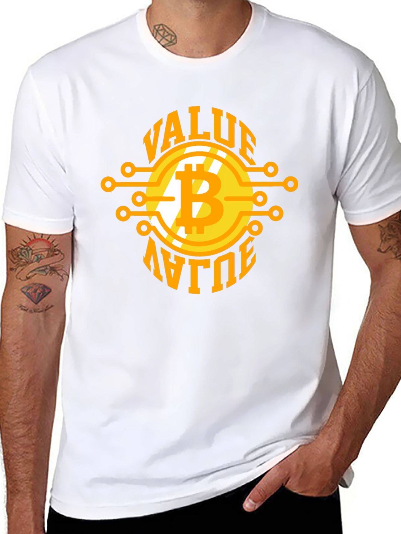 Bitcoin Value Graphic Tee - Crypto Currency T-Shirt