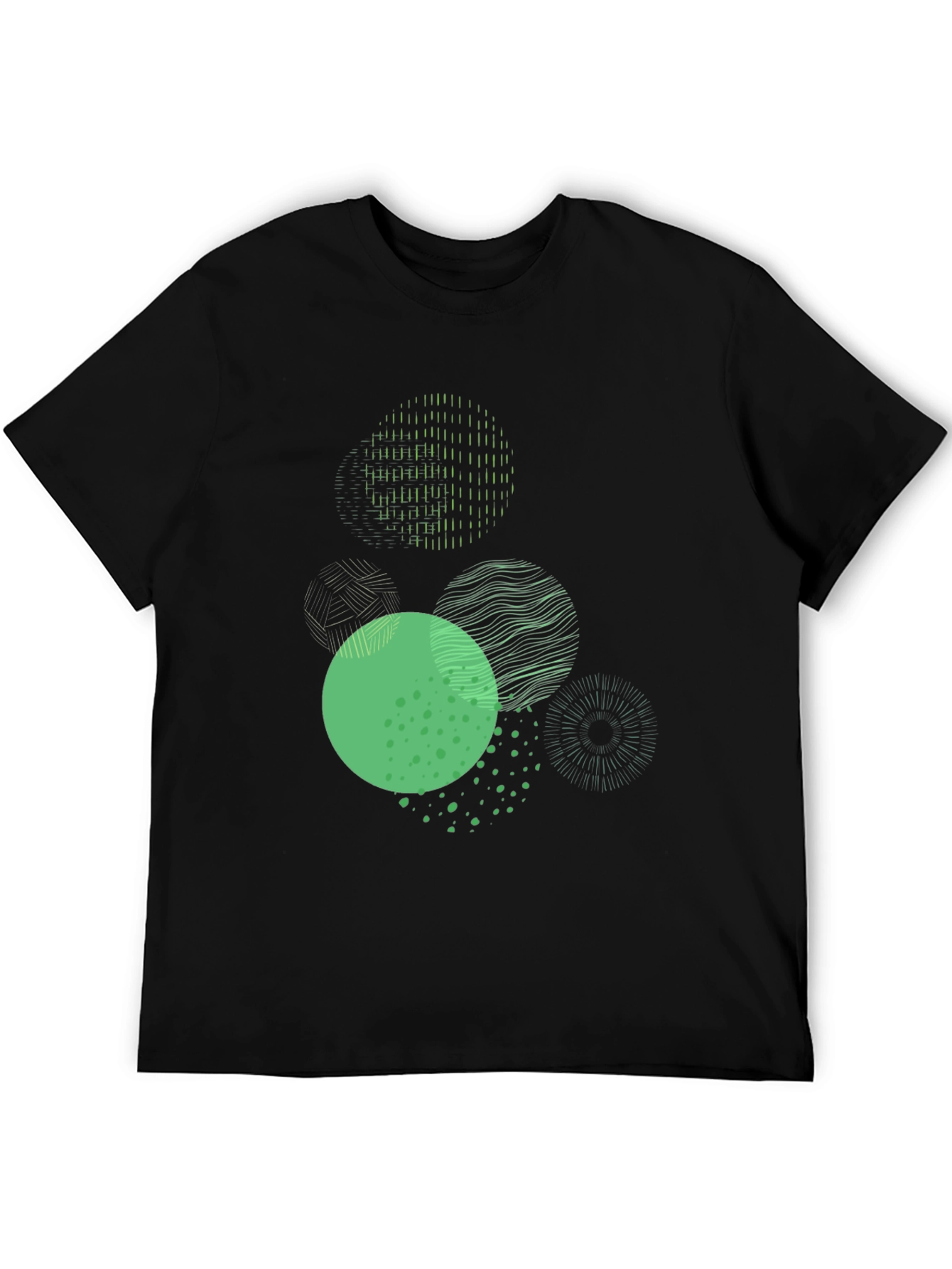 Abstract Geometric Circles Graphic Tee