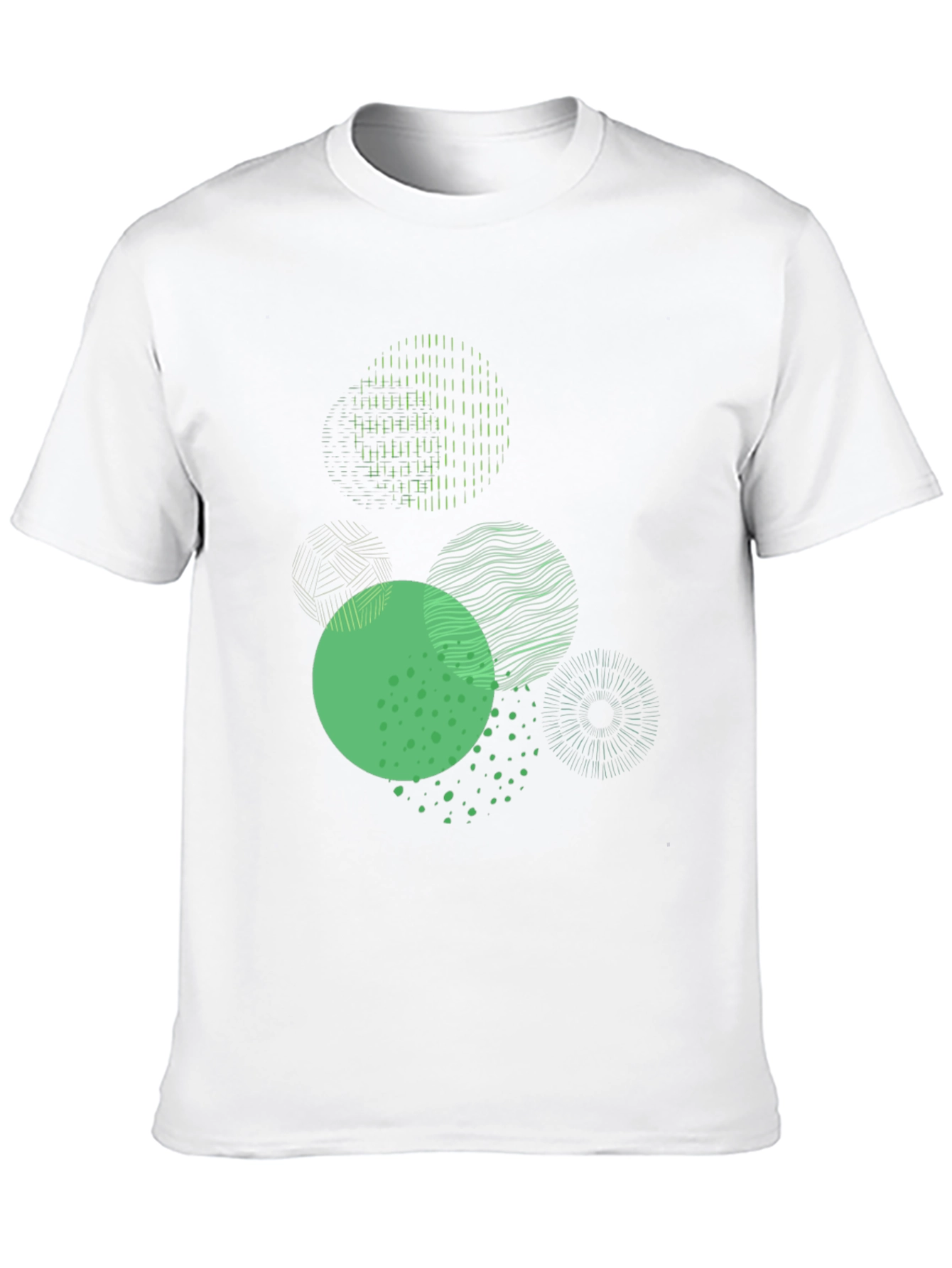 Abstract Geometric Circles Graphic Tee
