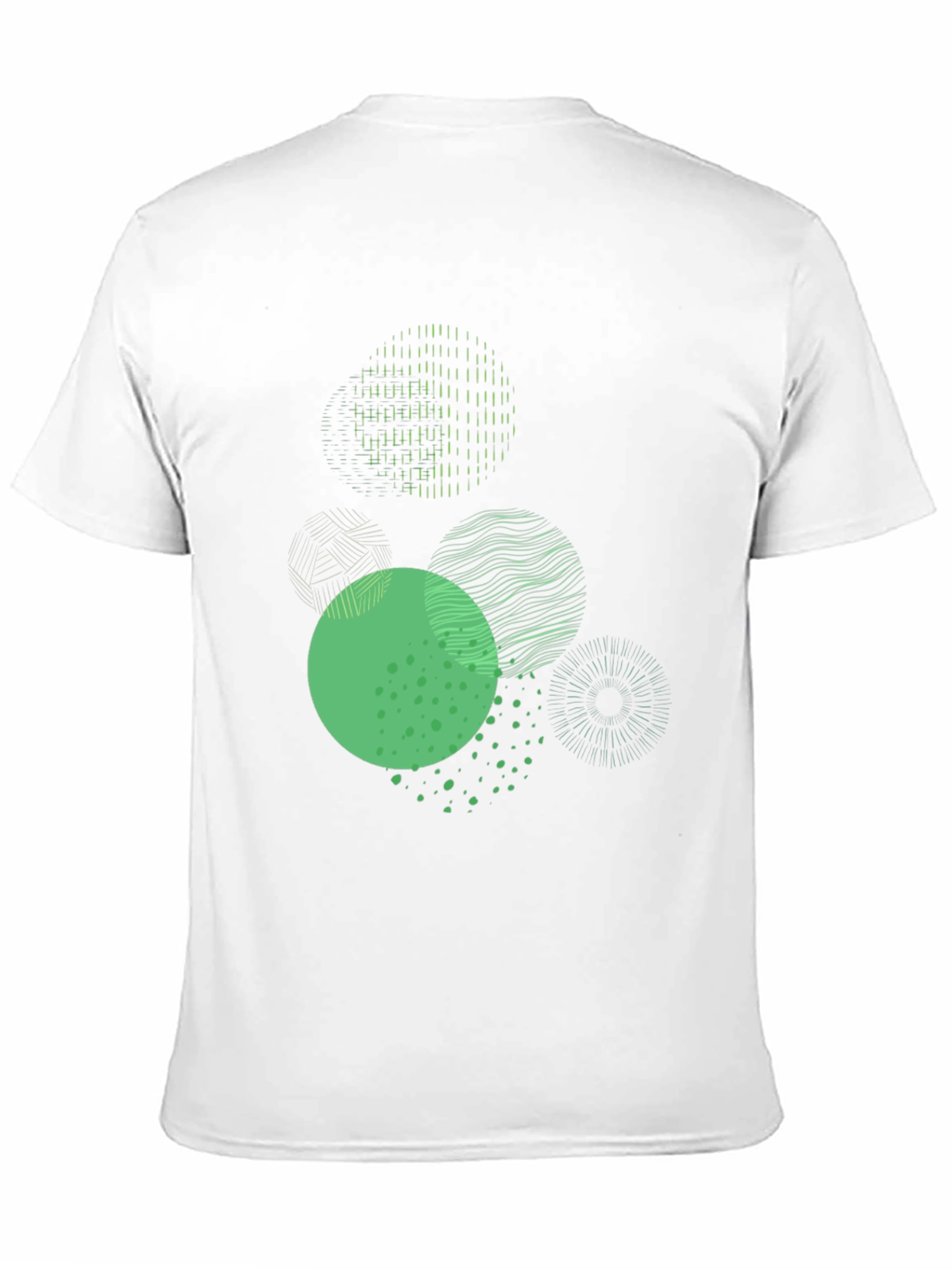 Abstract Geometric Circles Graphic Tee