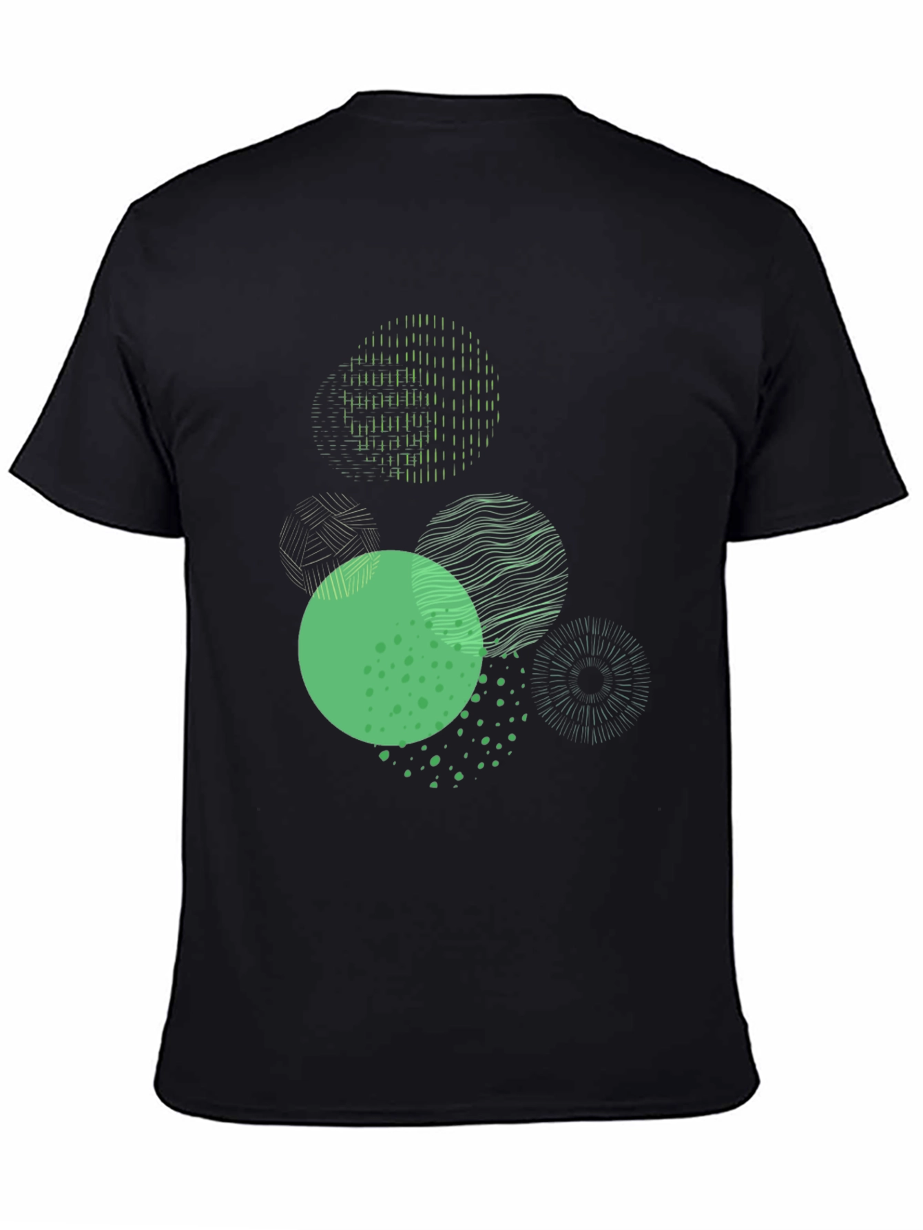 Abstract Geometric Circles Graphic Tee