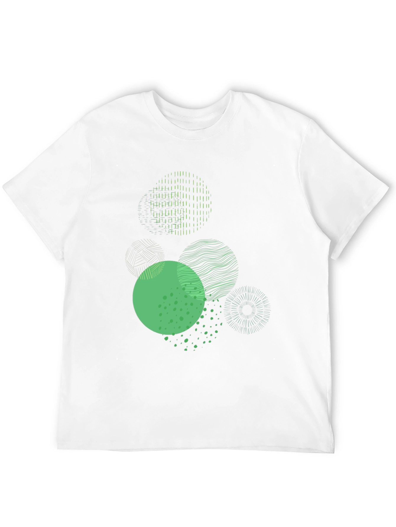 Abstract Geometric Circles Graphic Tee