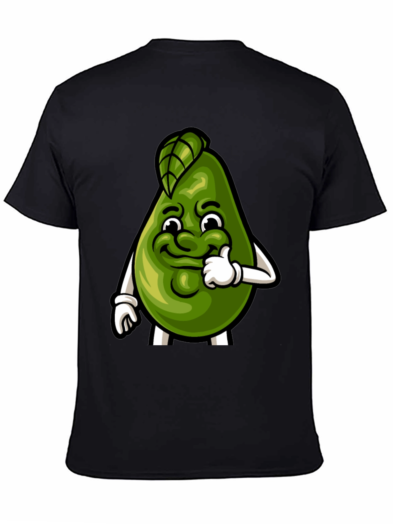 Funny Avocado Cartoon Graphic Tee - Soft Cotton Shirt