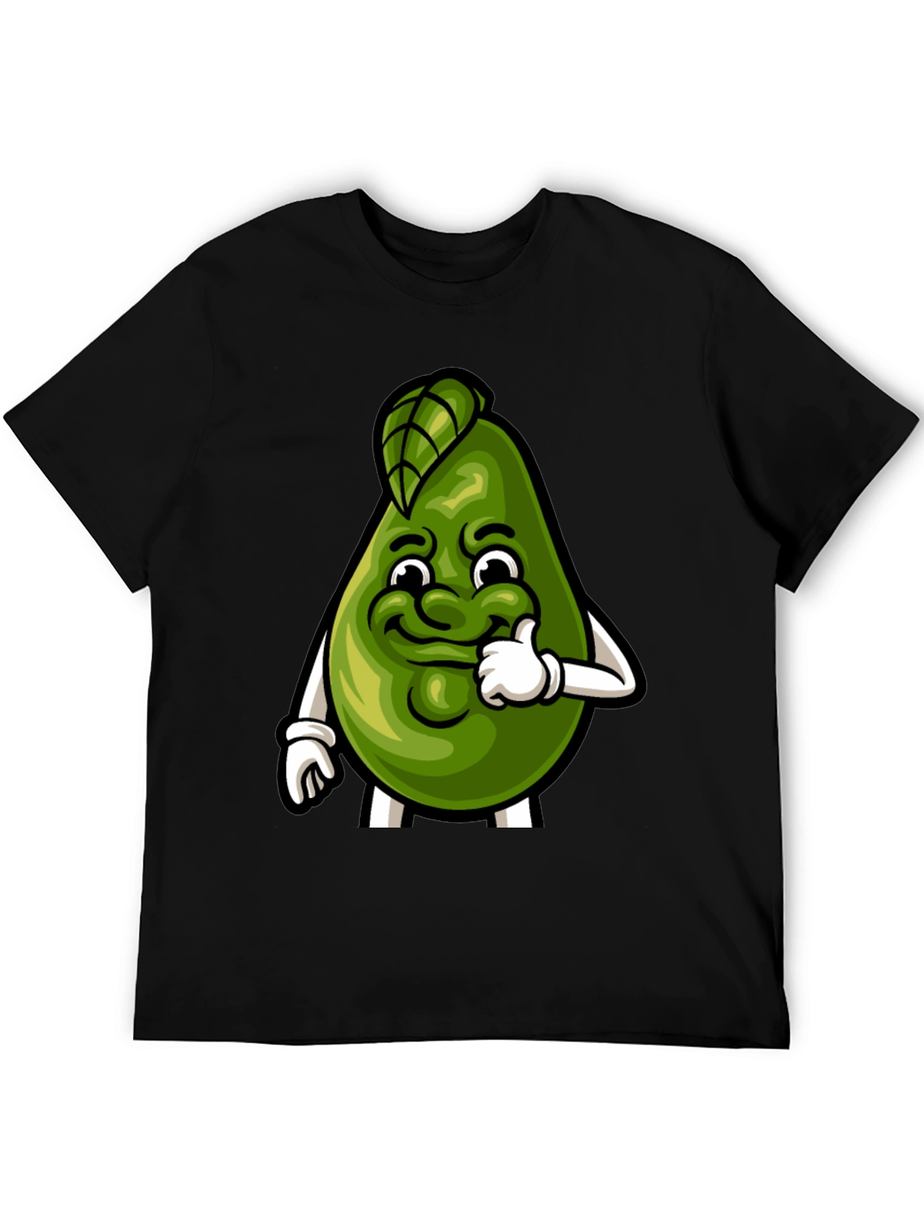Funny Avocado Cartoon Graphic Tee - Soft Cotton Shirt