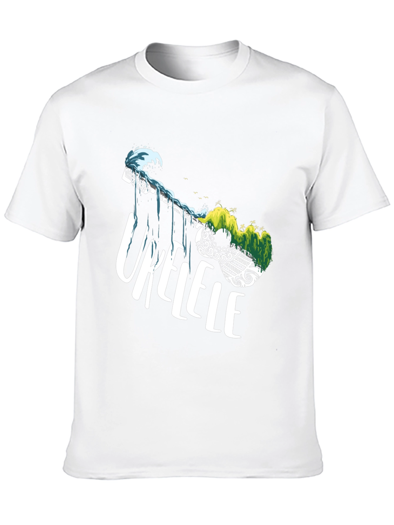 Ukulele Island Black T-Shirt