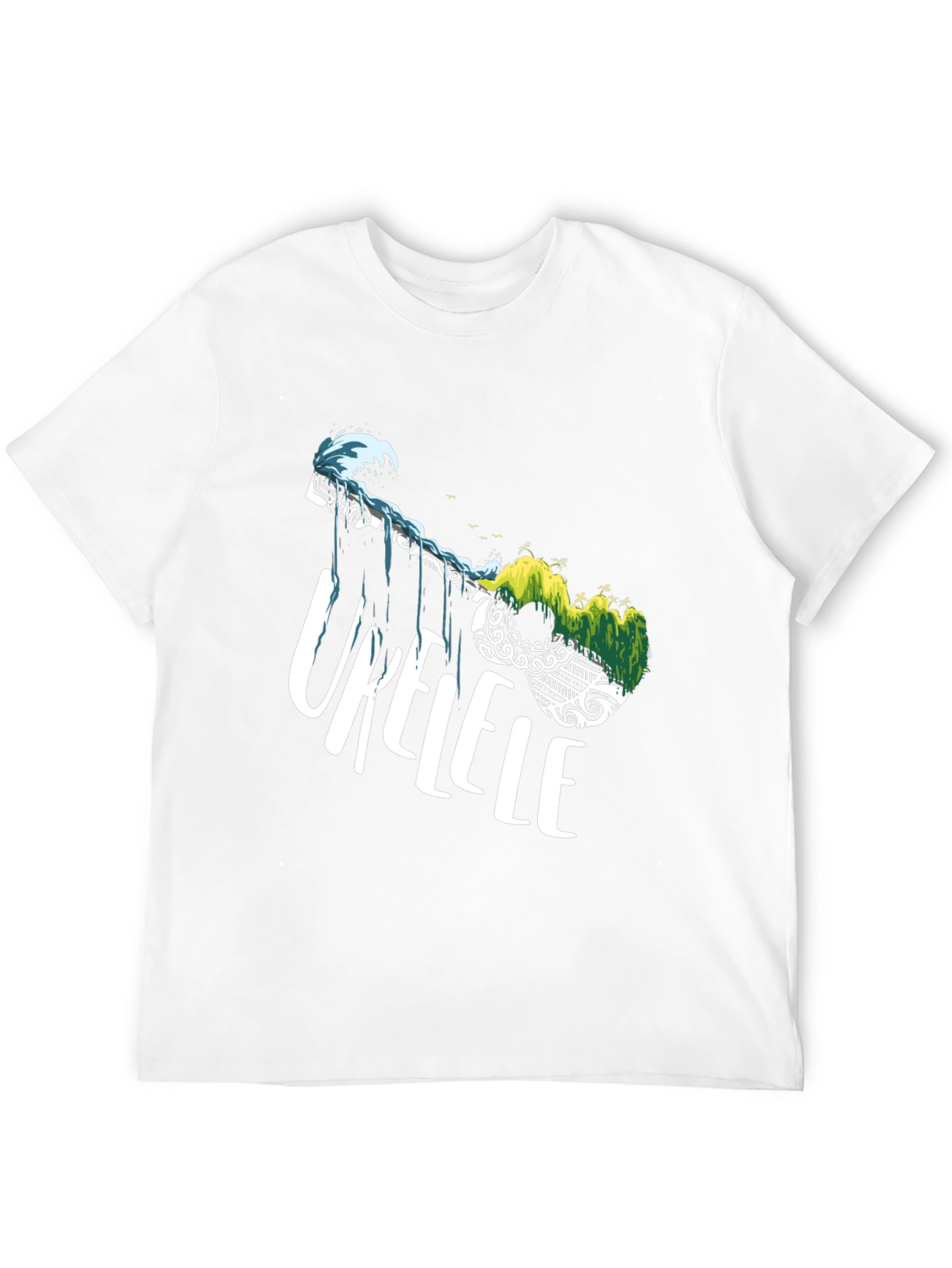 Ukulele Island Black T-Shirt