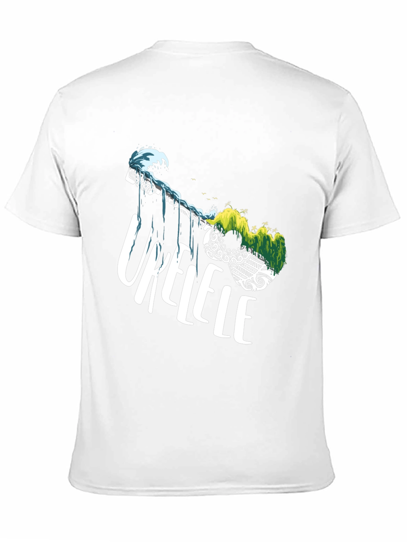 Ukulele Island Black T-Shirt