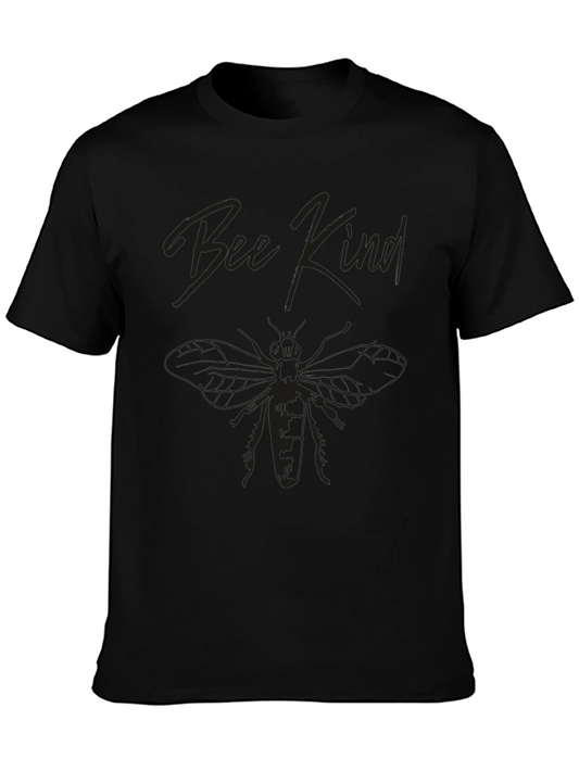 Bee Kind Graphic Tee - Soft Black T-Shirt