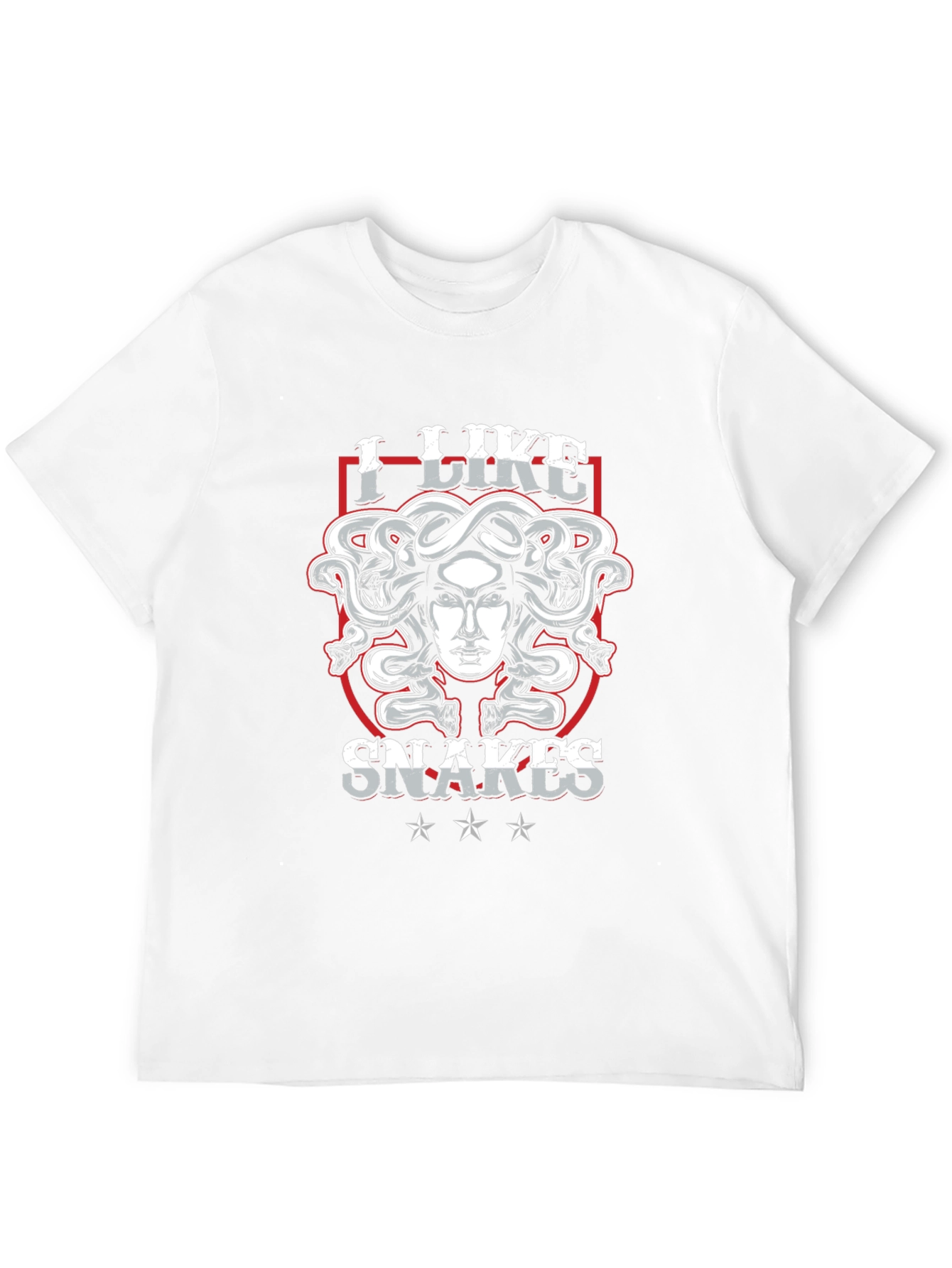 I Like Snakes T-Shirt Medusa Graphic Tee