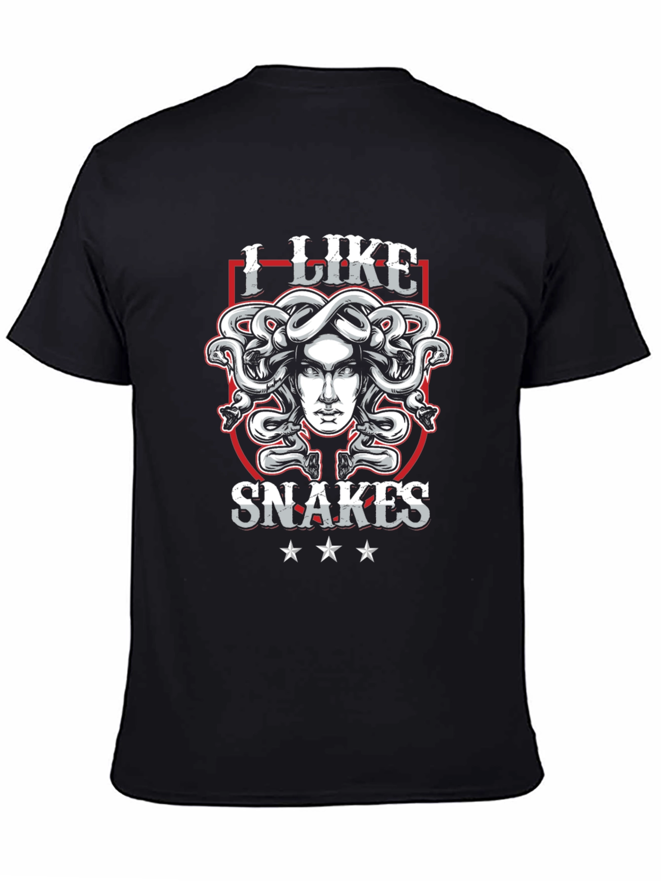 I Like Snakes T-Shirt Medusa Graphic Tee