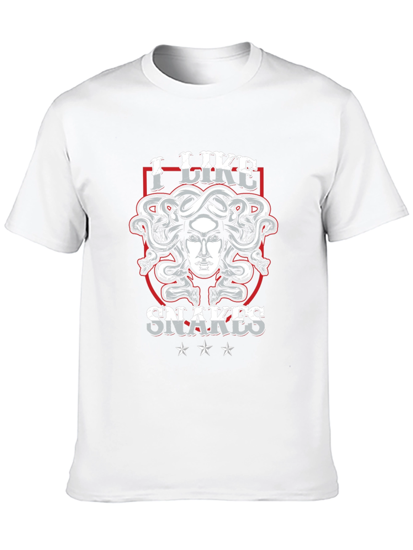 I Like Snakes T-Shirt Medusa Graphic Tee