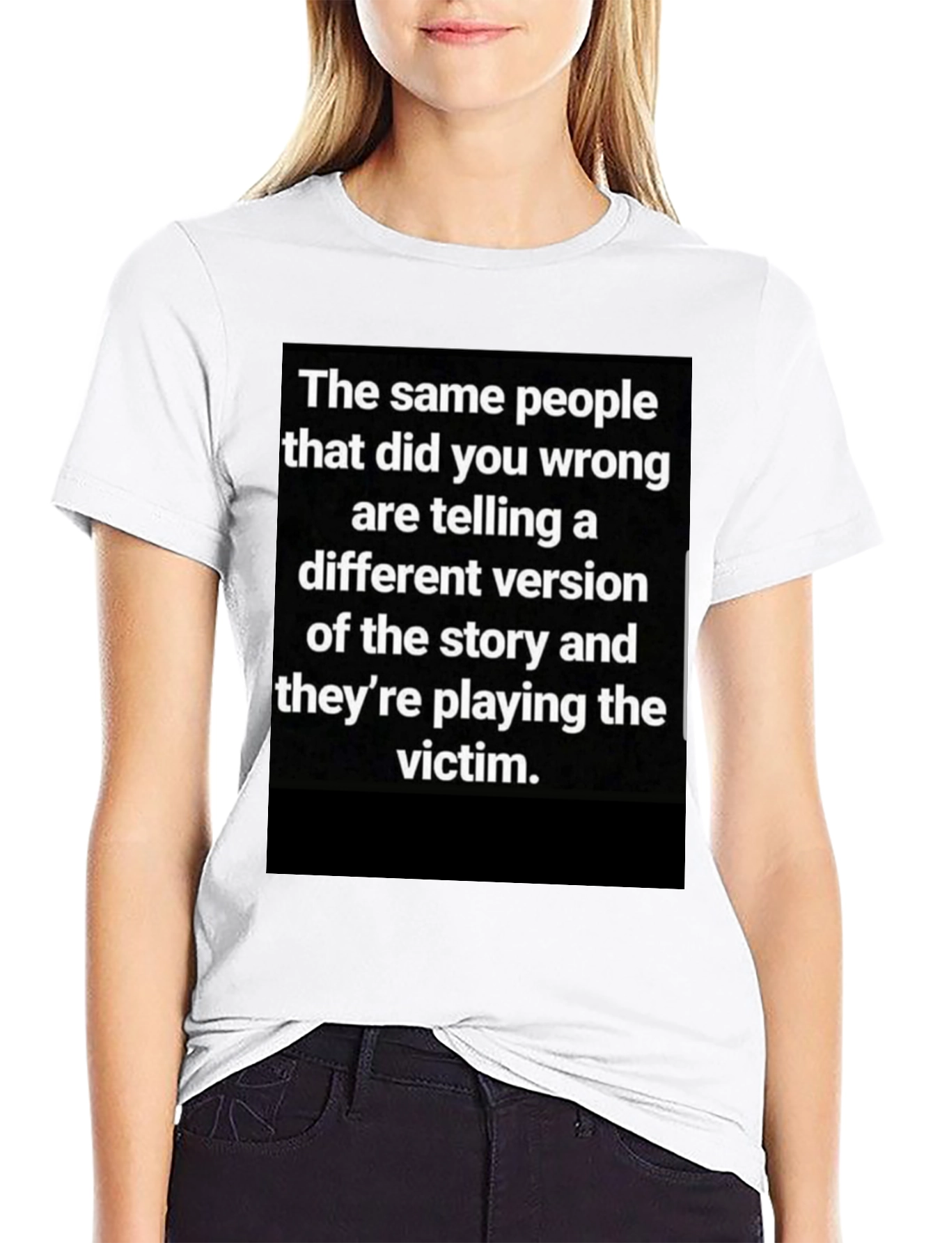 Victim T-Shirt: Same People Different Story
