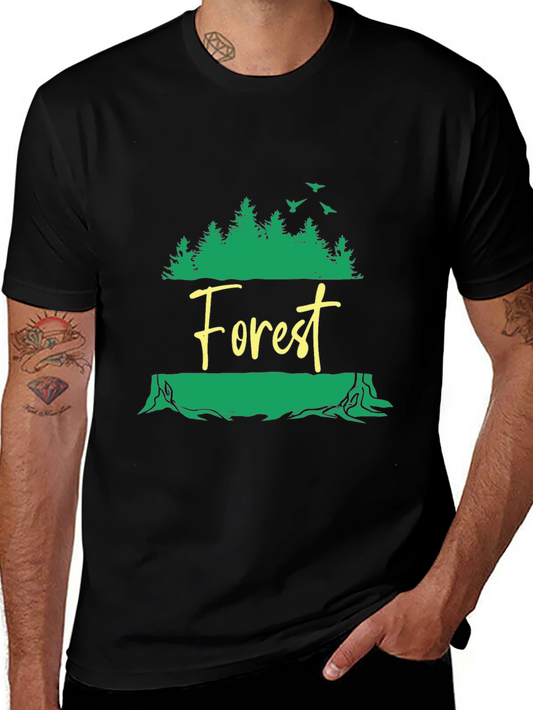 Forest Graphic Tee - Nature Lovers T-Shirt
