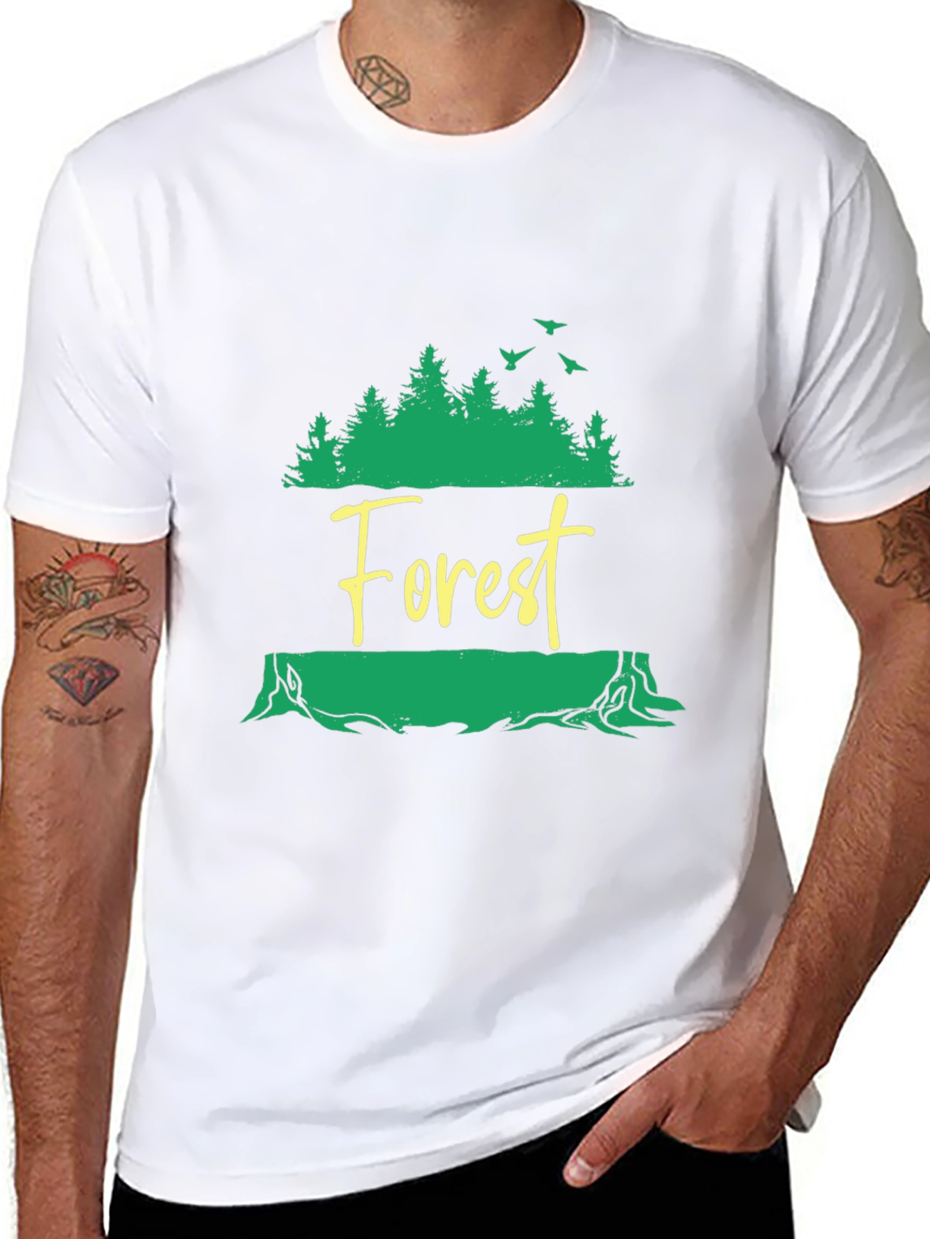 Forest Graphic Tee - Nature Lovers T-Shirt