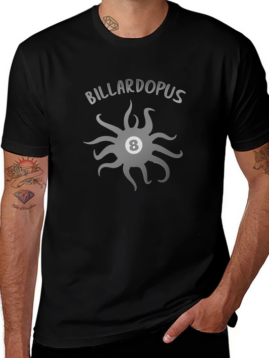 Billardopus T-Shirt: 8-Ball Octopus Graphic Tee