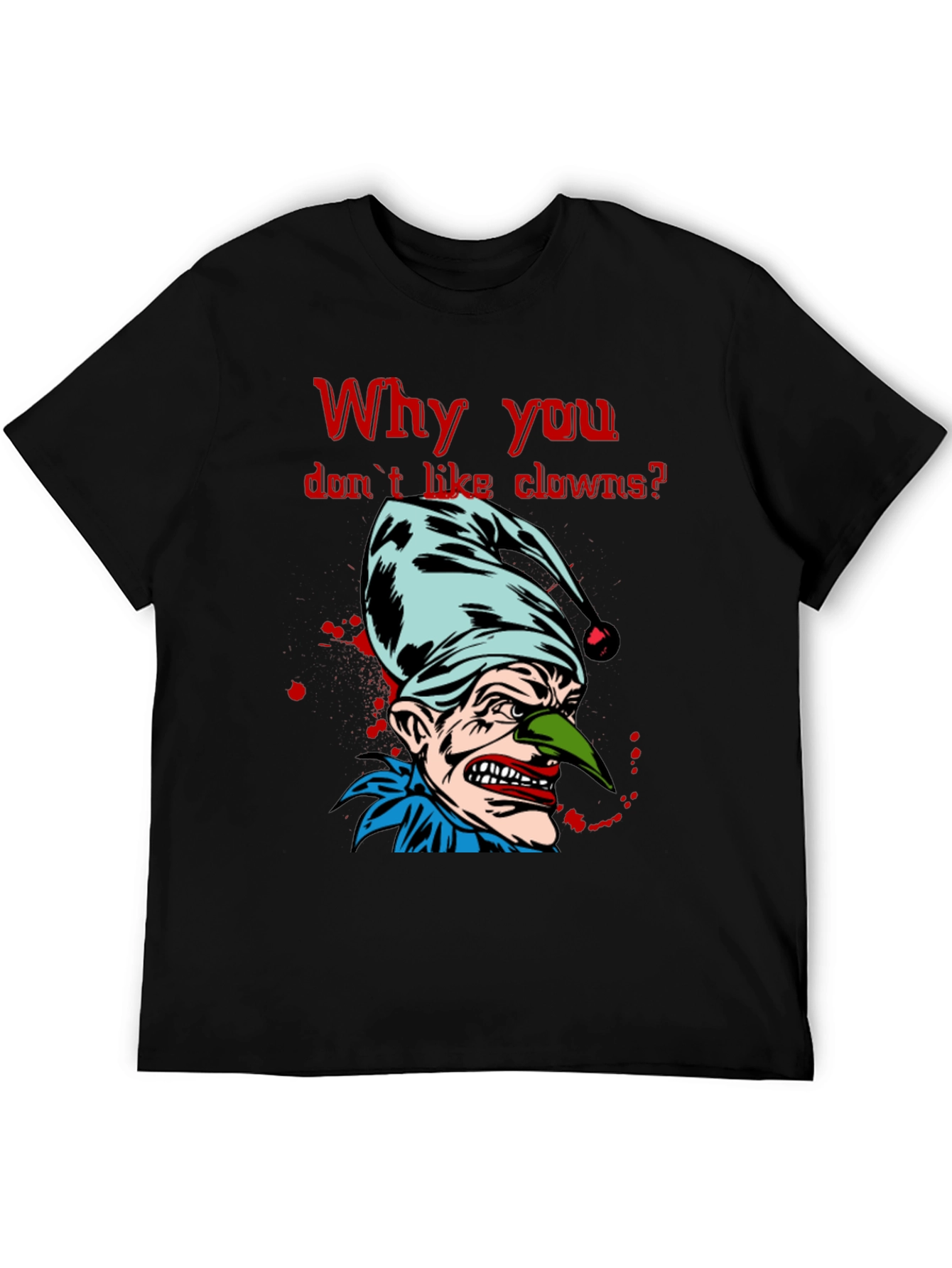 Scary Clown Graphic T-Shirt