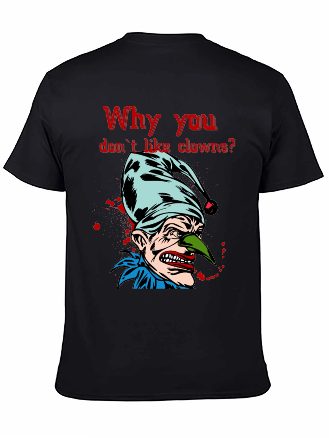 Scary Clown Graphic T-Shirt