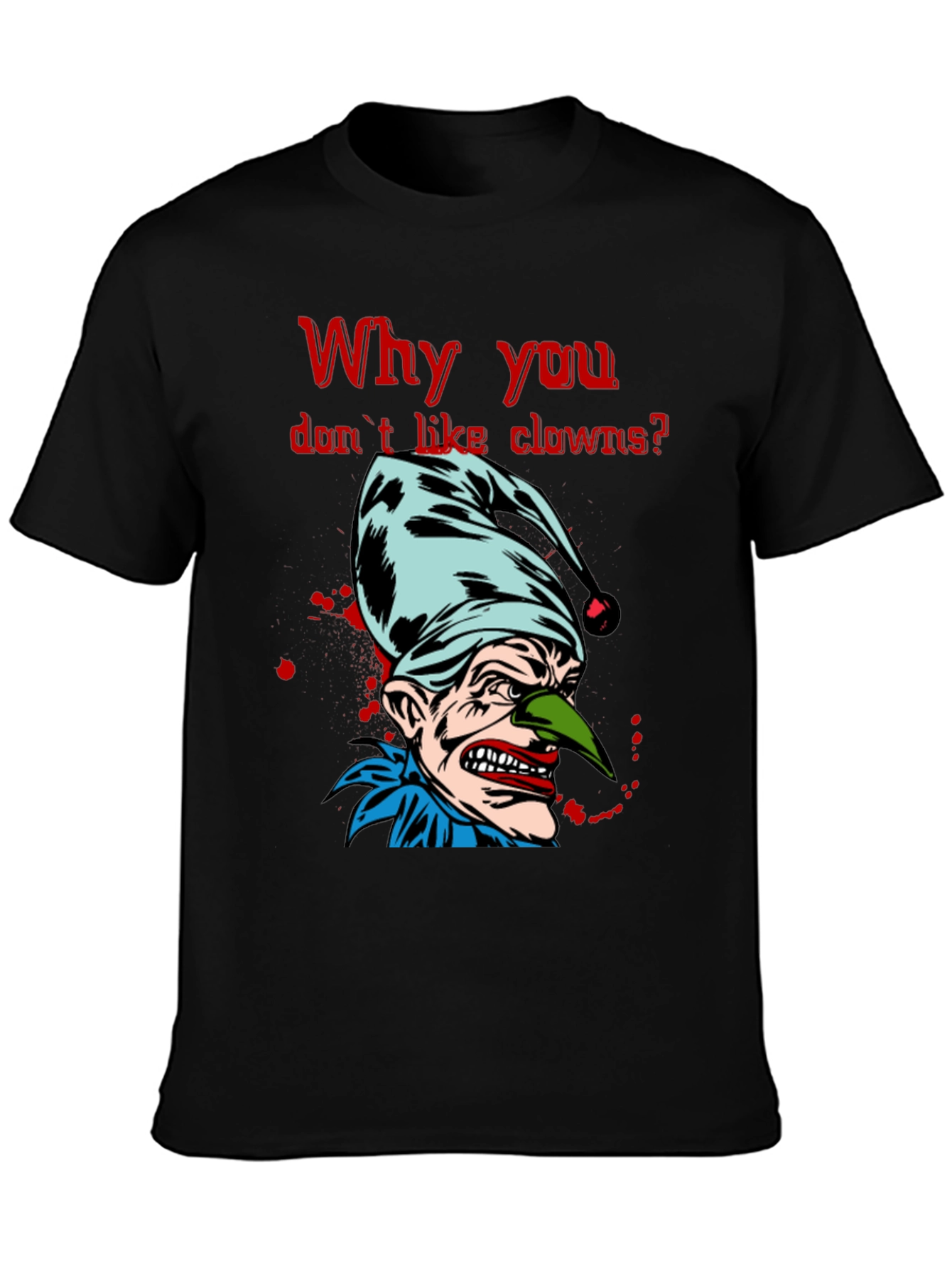 Scary Clown Graphic T-Shirt