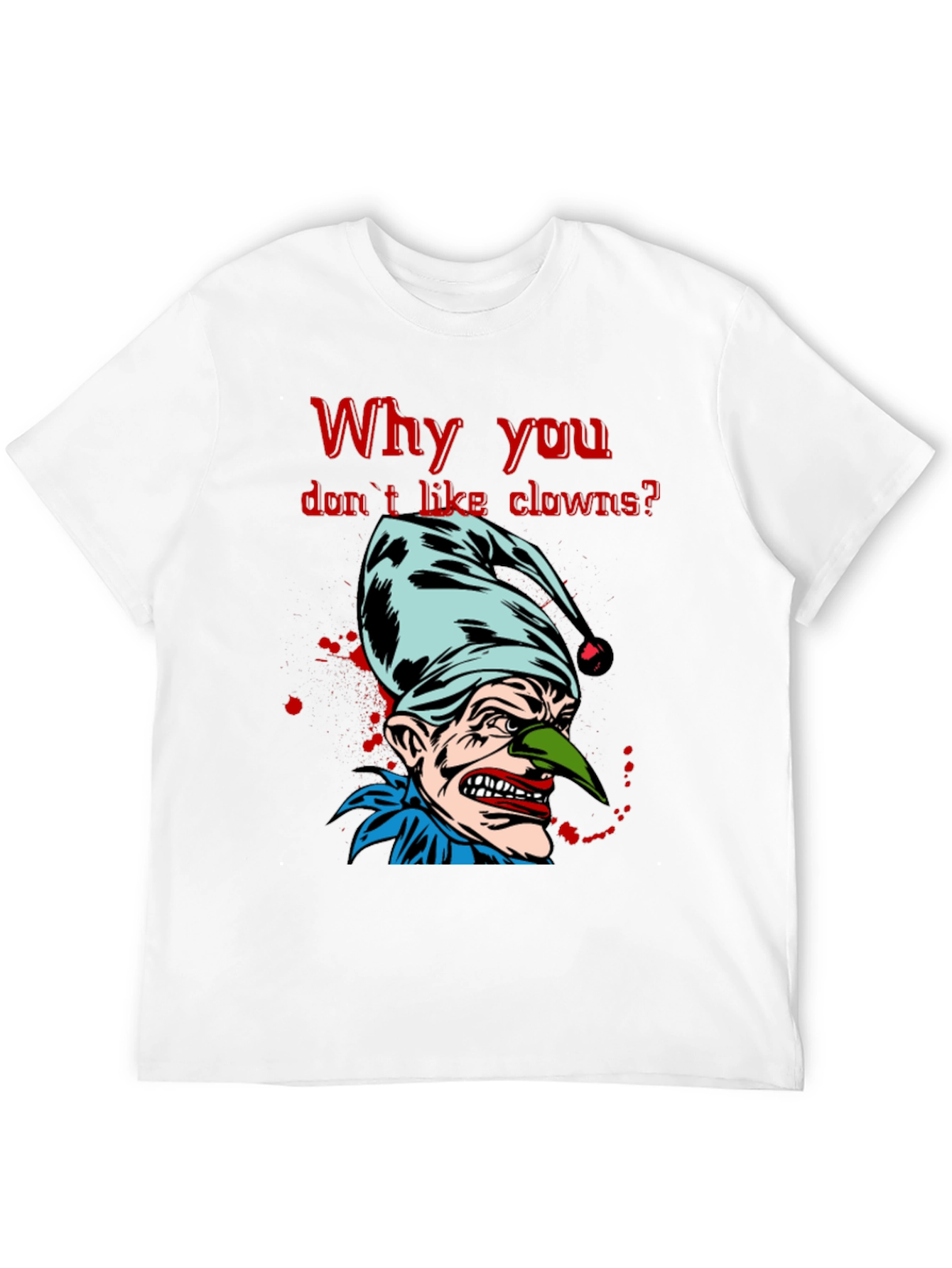 Scary Clown Graphic T-Shirt