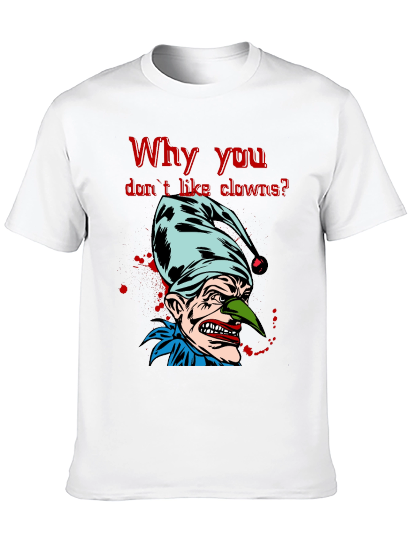 Scary Clown Graphic T-Shirt