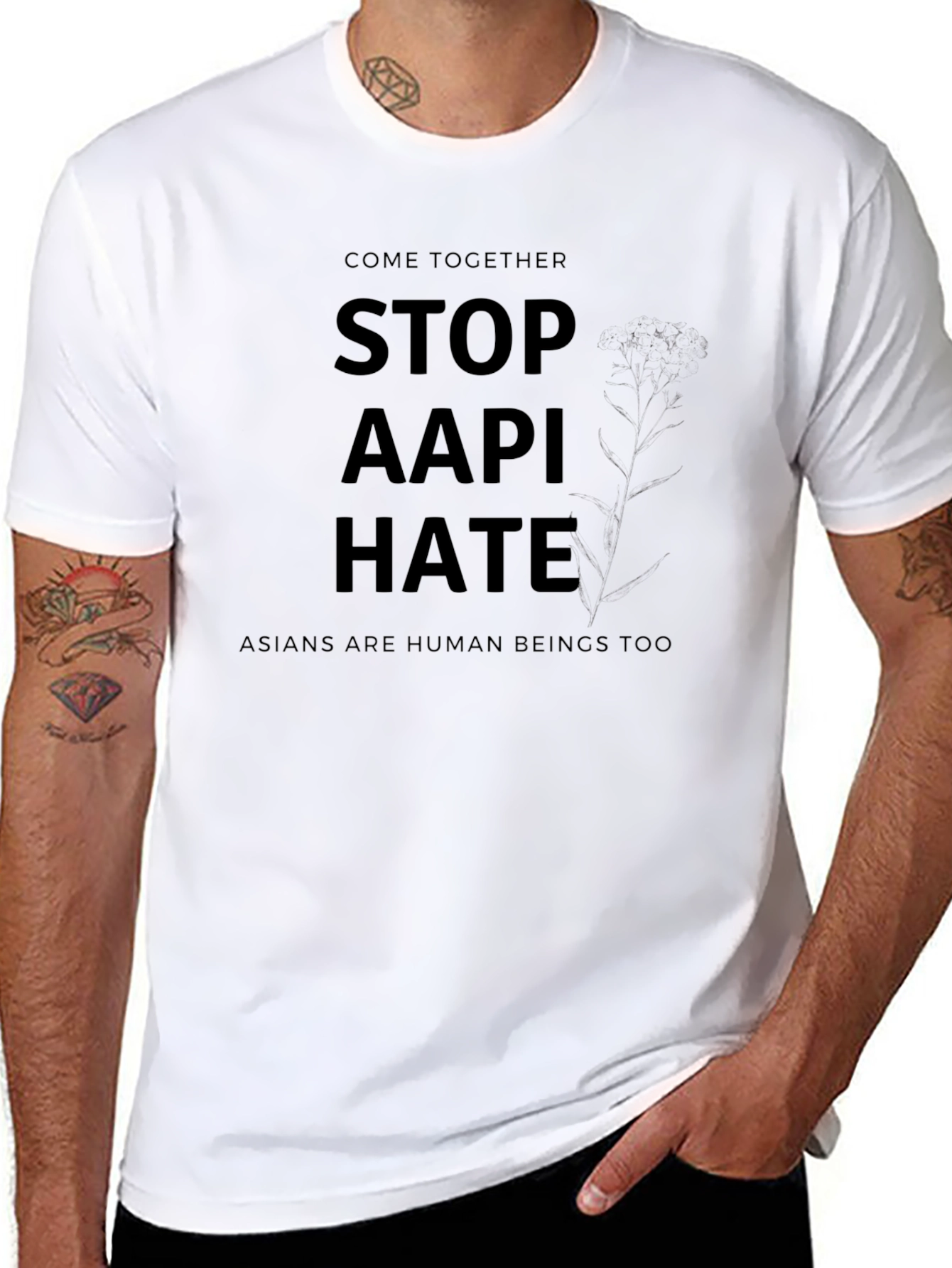 Stop AAPI Hate Graphic Tee - Come Together