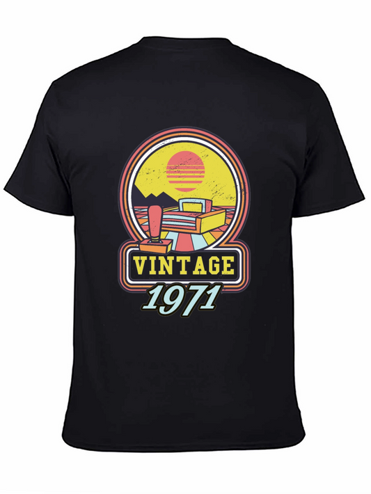 Vintage 1971 Gamer T-Shirt Retro Style
