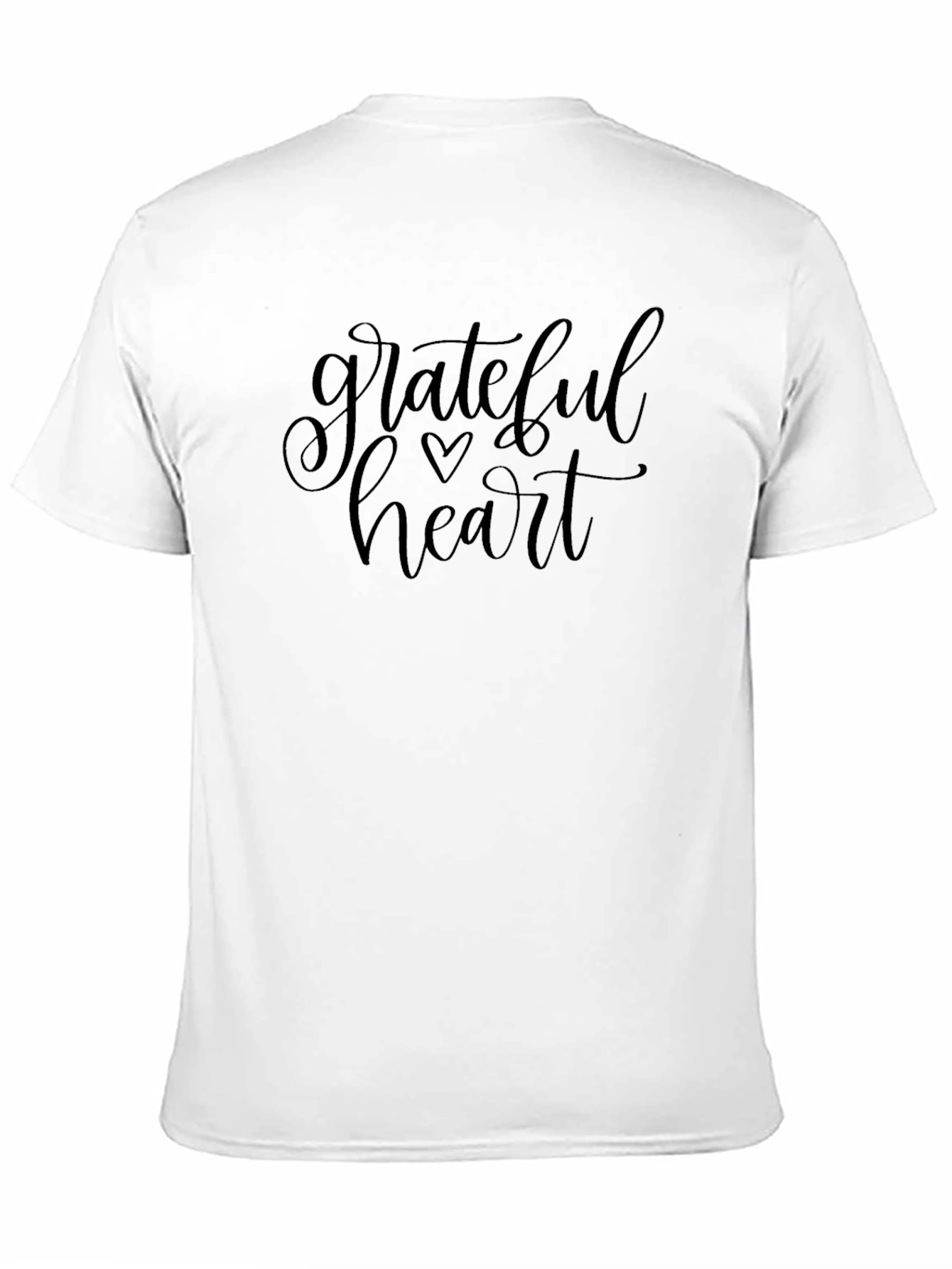 Grateful Heart Graphic Tee - Black