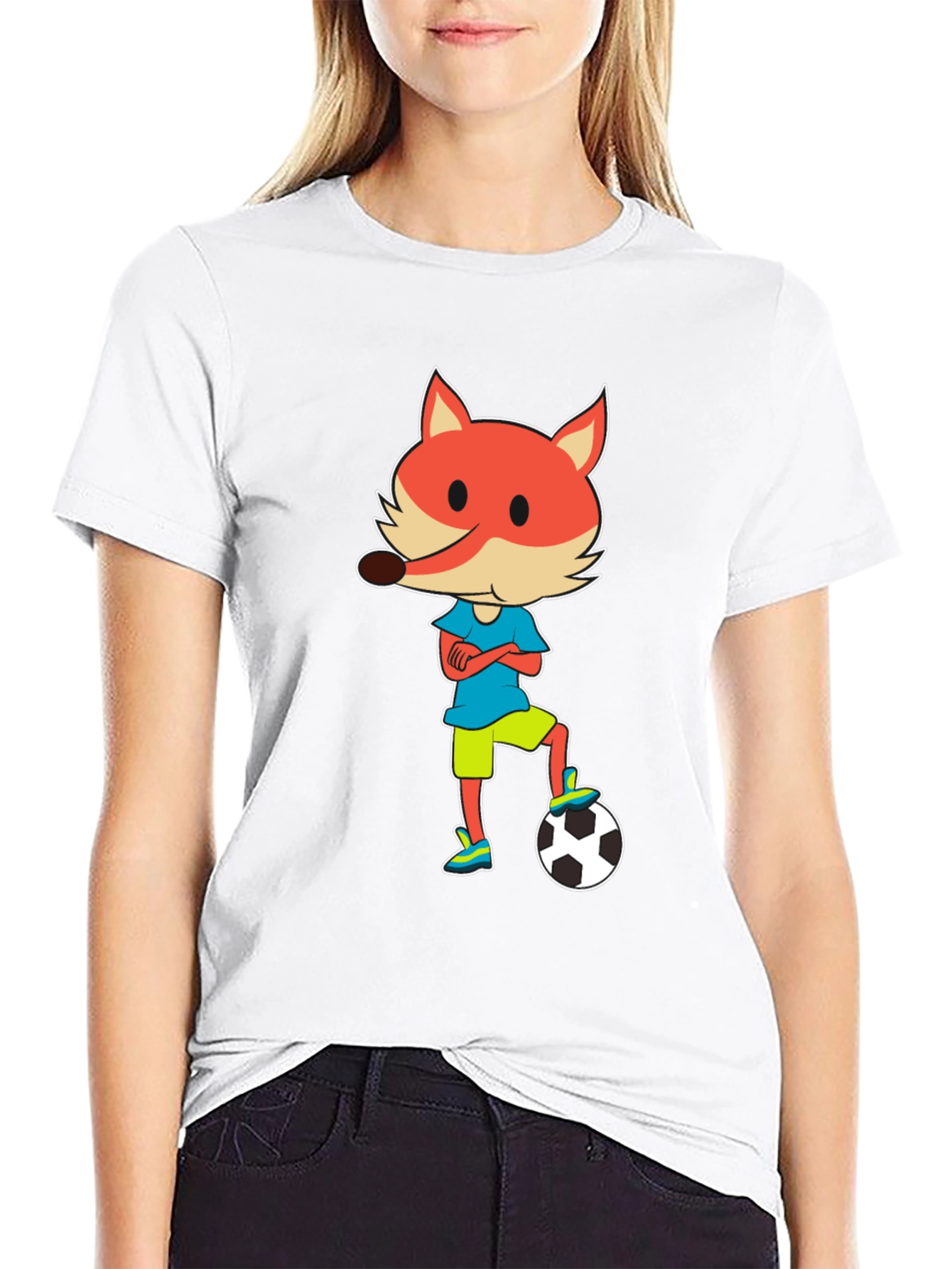 Fox Soccer Player T-Shirt