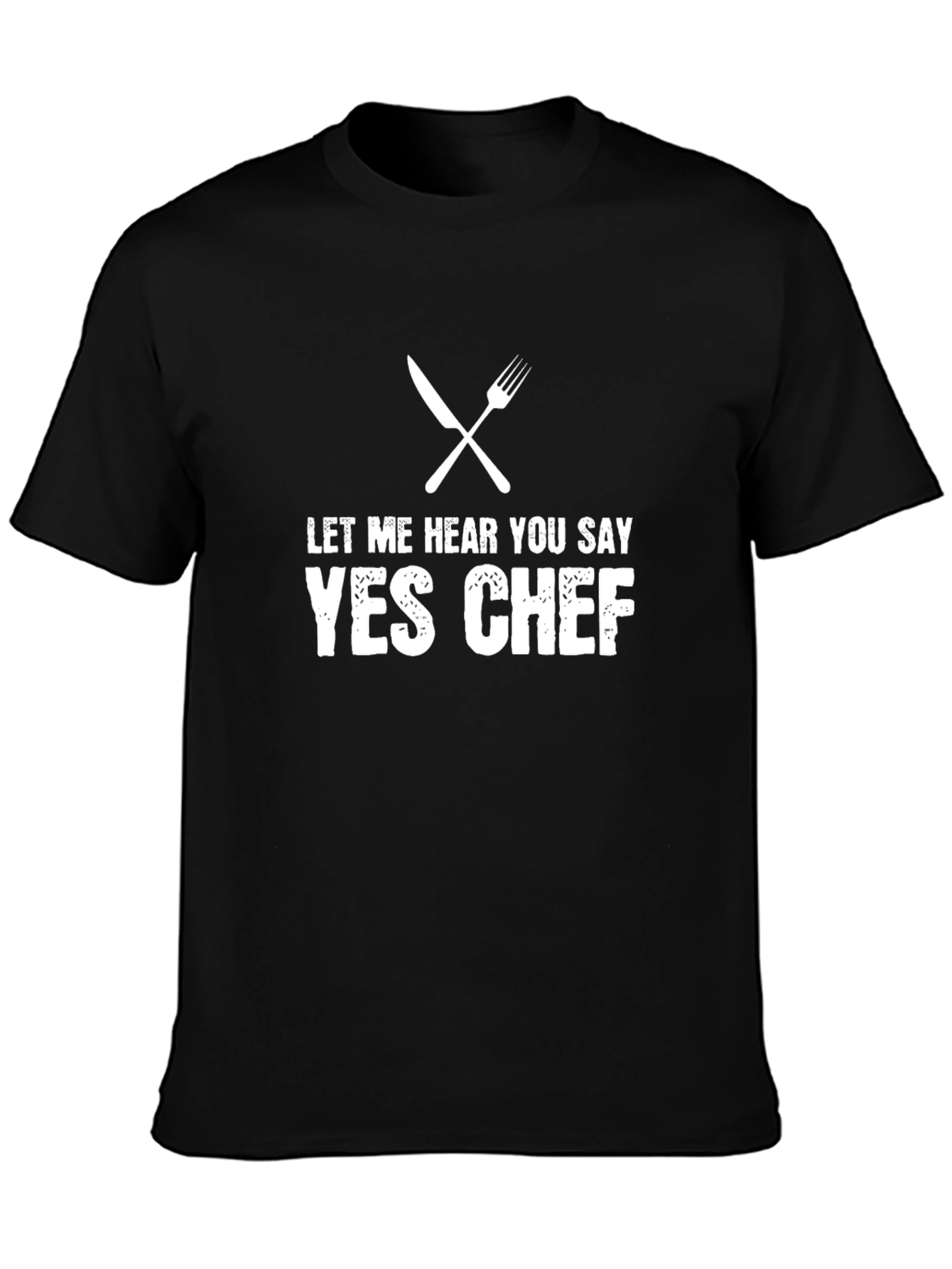 Yes Chef T-Shirt - Culinary Inspired Graphic Tee