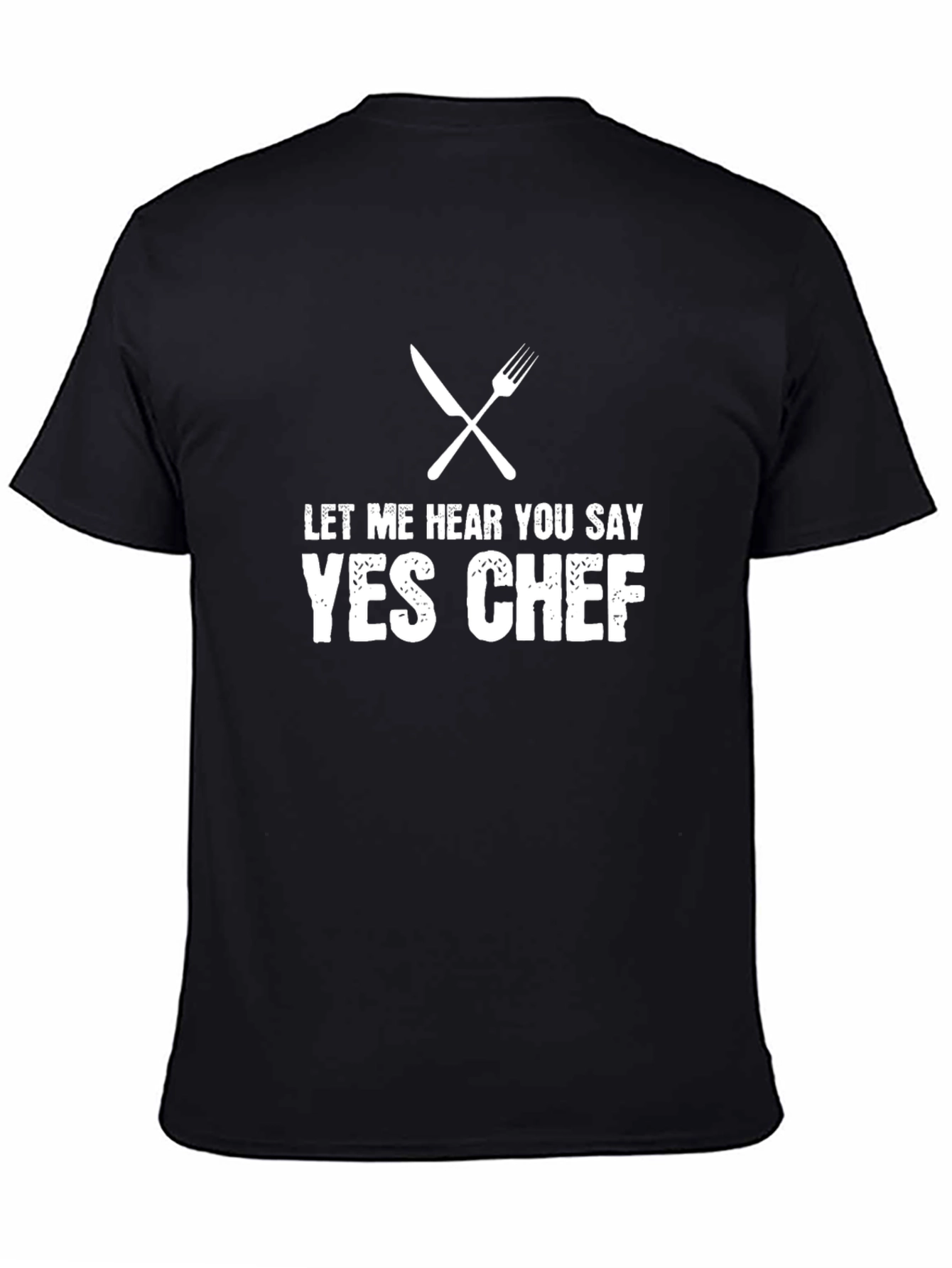 Yes Chef T-Shirt - Culinary Inspired Graphic Tee