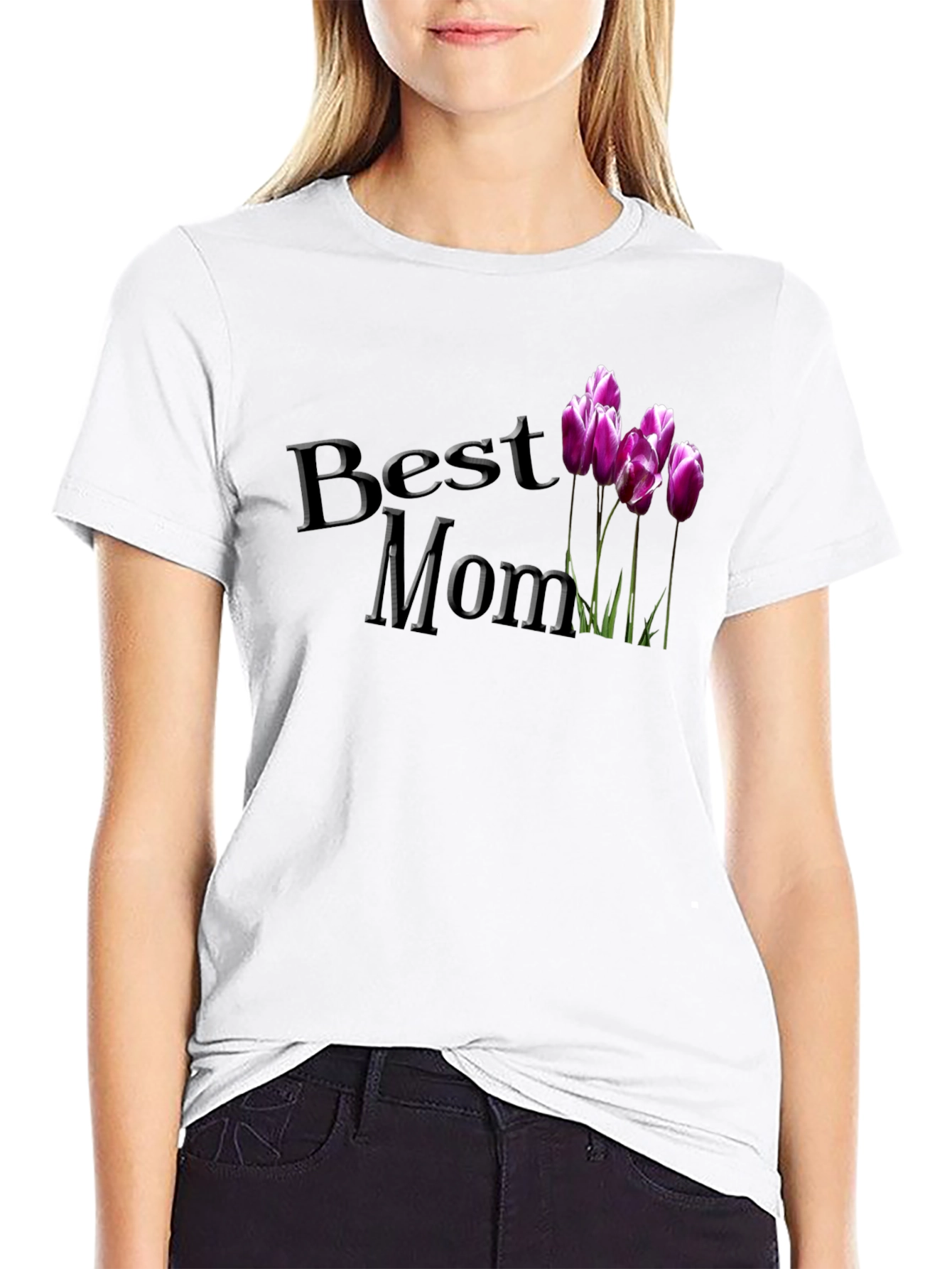 Best Mom Tulip T-Shirt - Mothers Day Gift