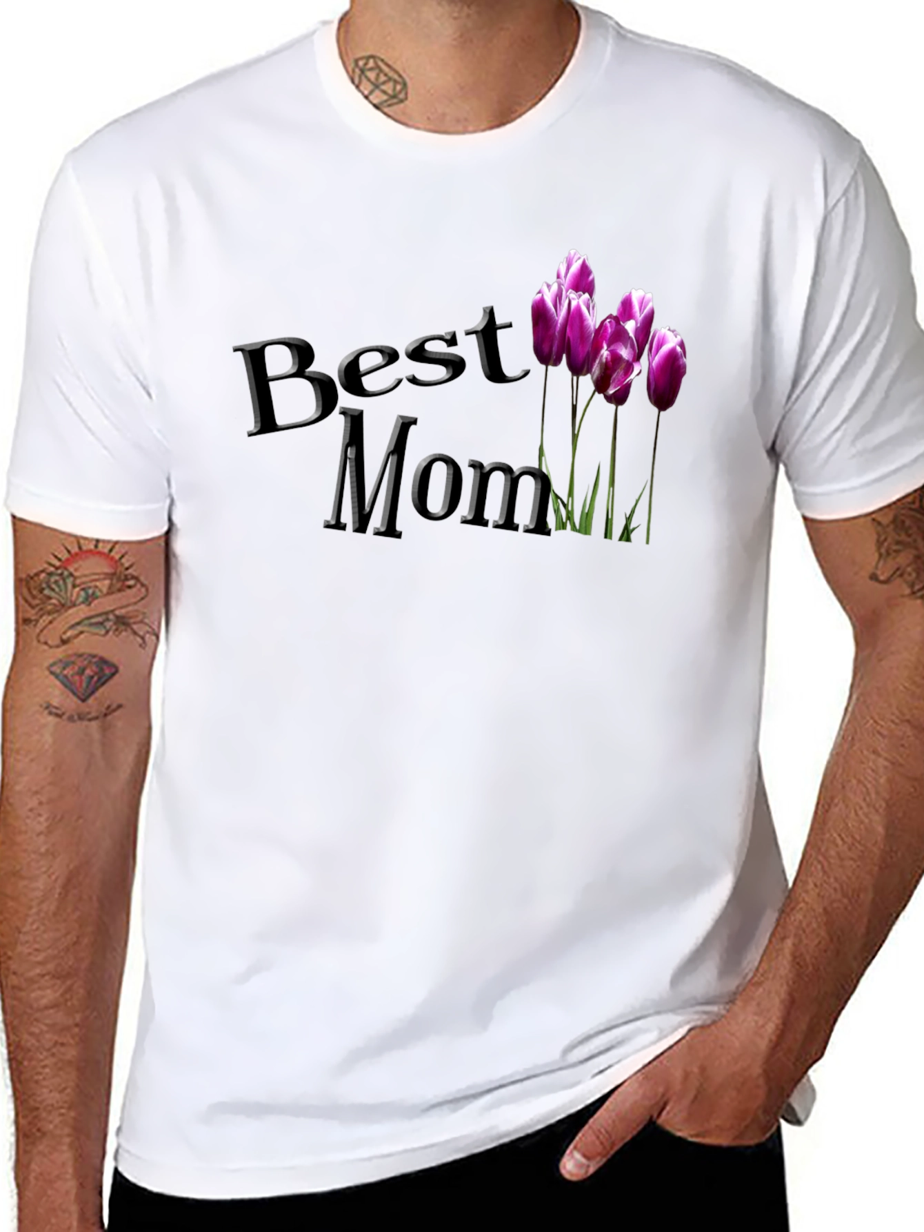 Best Mom Tulip T-Shirt - Mothers Day Gift