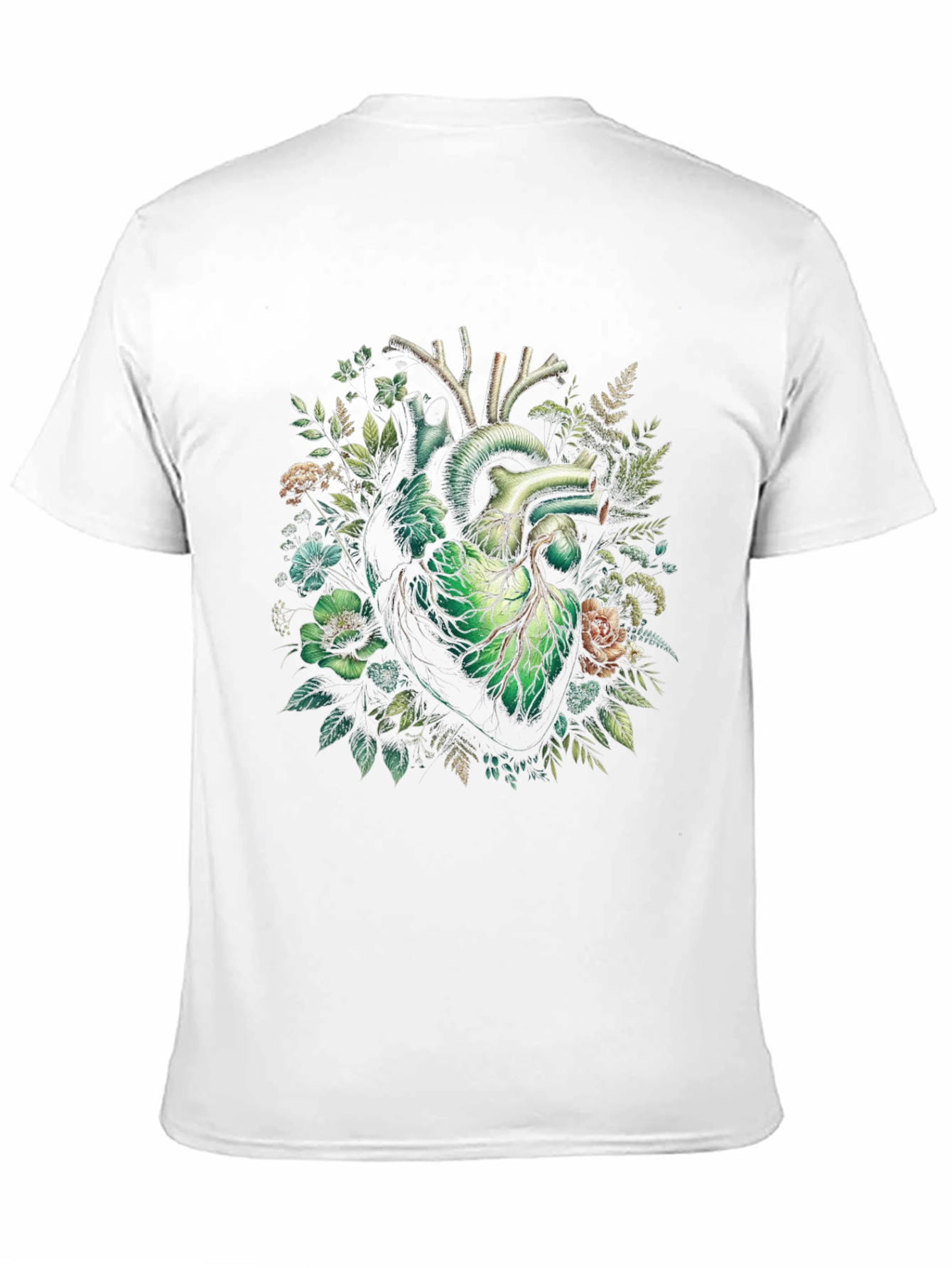 Floral Heart Tee - Natures Vitality Shirt
