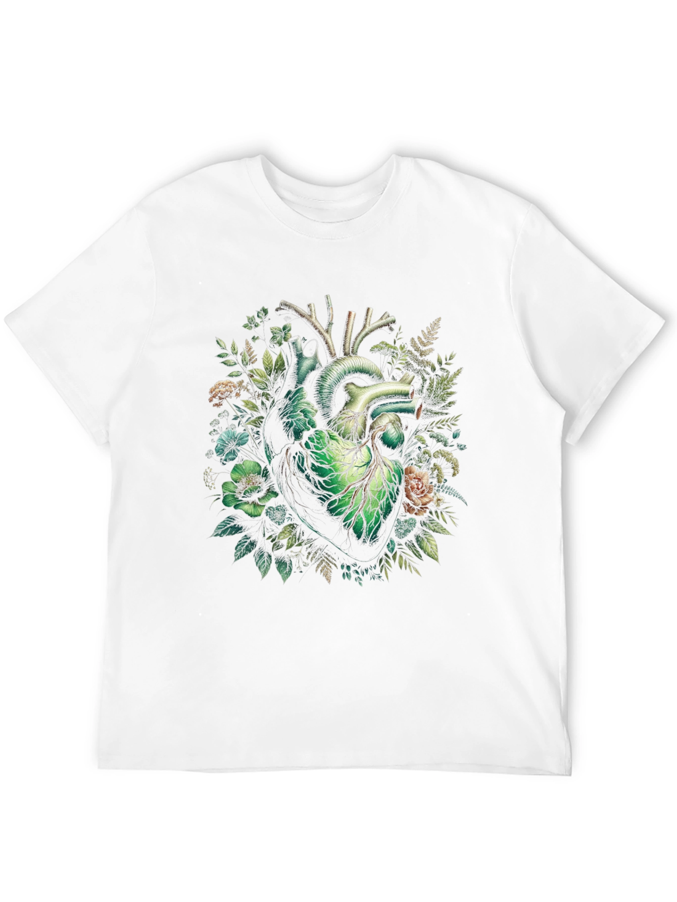 Floral Heart Tee - Natures Vitality Shirt