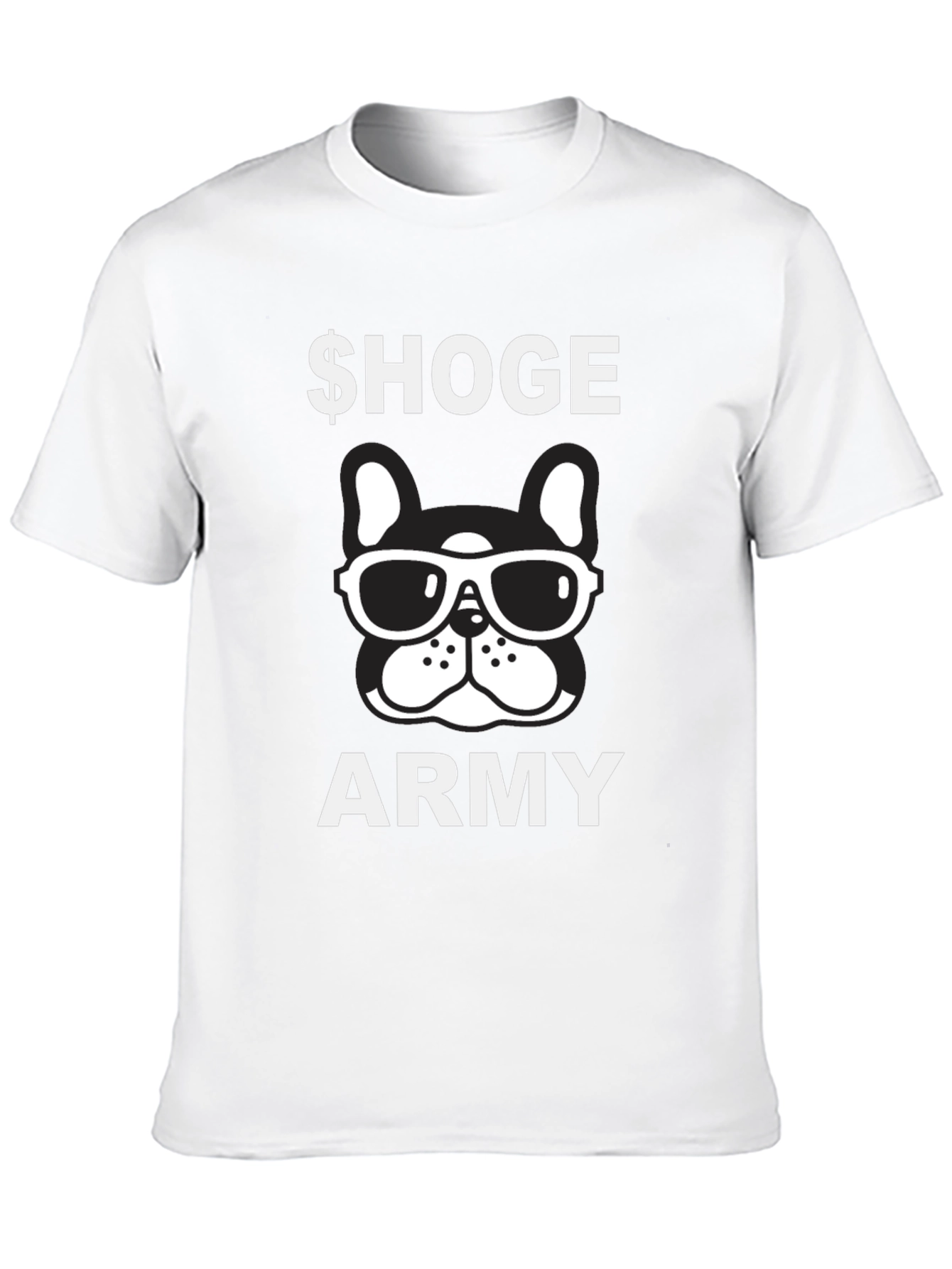 Hoge Army Bulldog Graphic Tee - Black Cotton Shirt