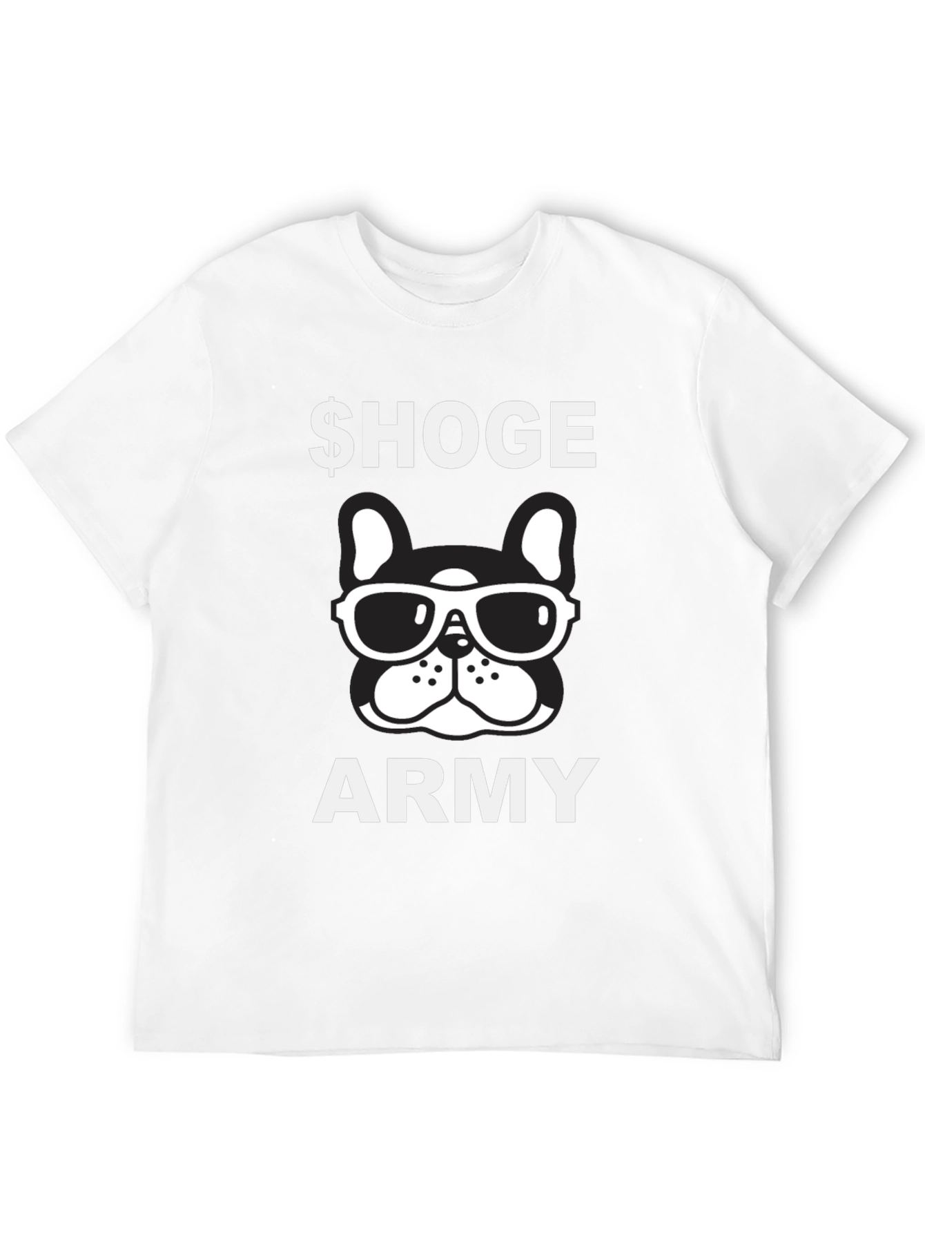 Hoge Army Bulldog Graphic Tee - Black Cotton Shirt