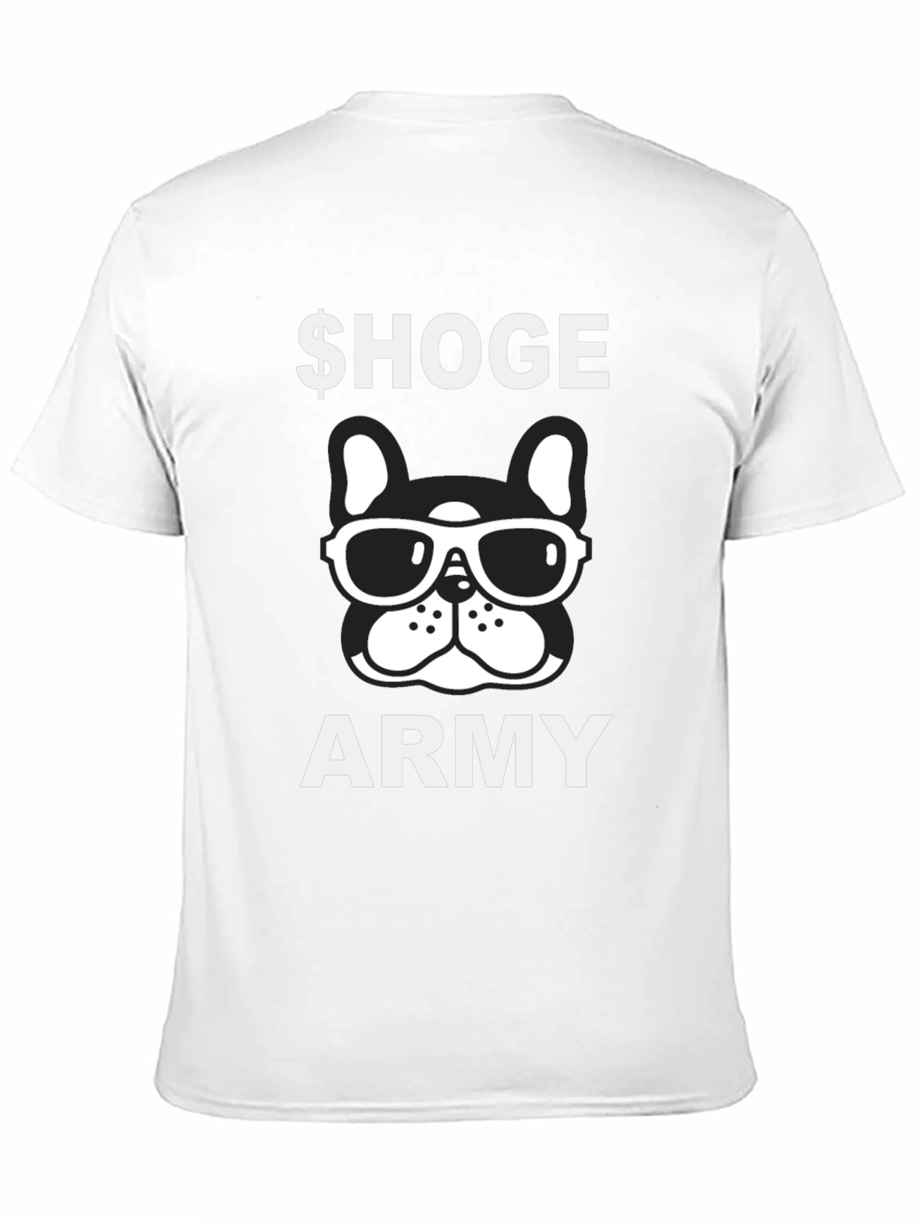 Hoge Army Bulldog Graphic Tee - Black Cotton Shirt