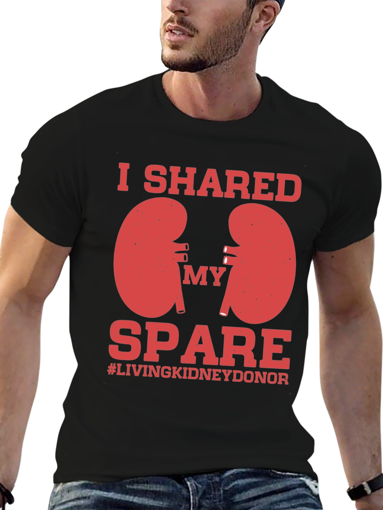 Kidney Donor T-Shirt - I Shared My Spare