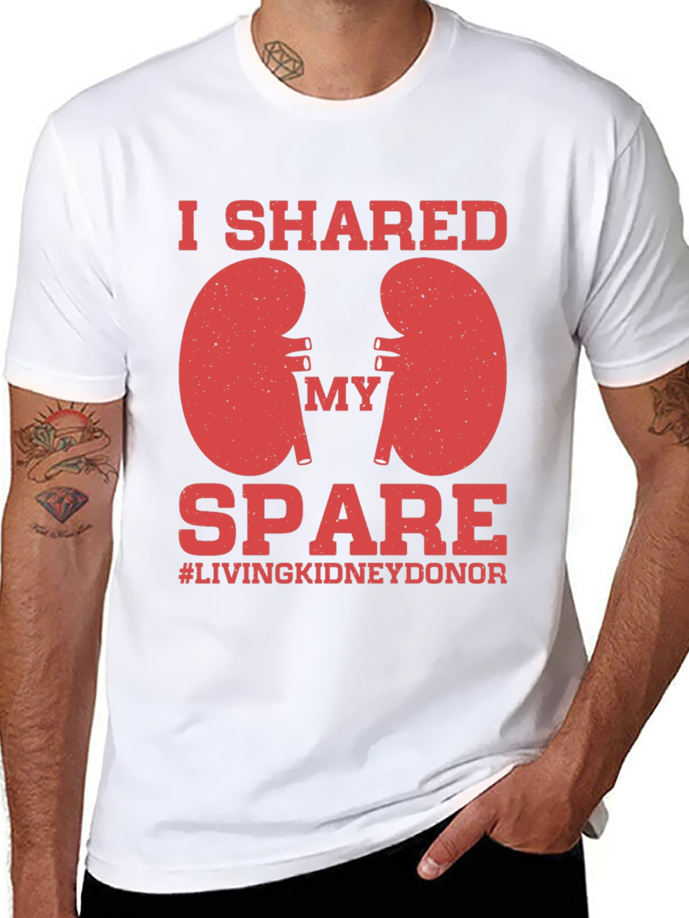 Kidney Donor T-Shirt - I Shared My Spare