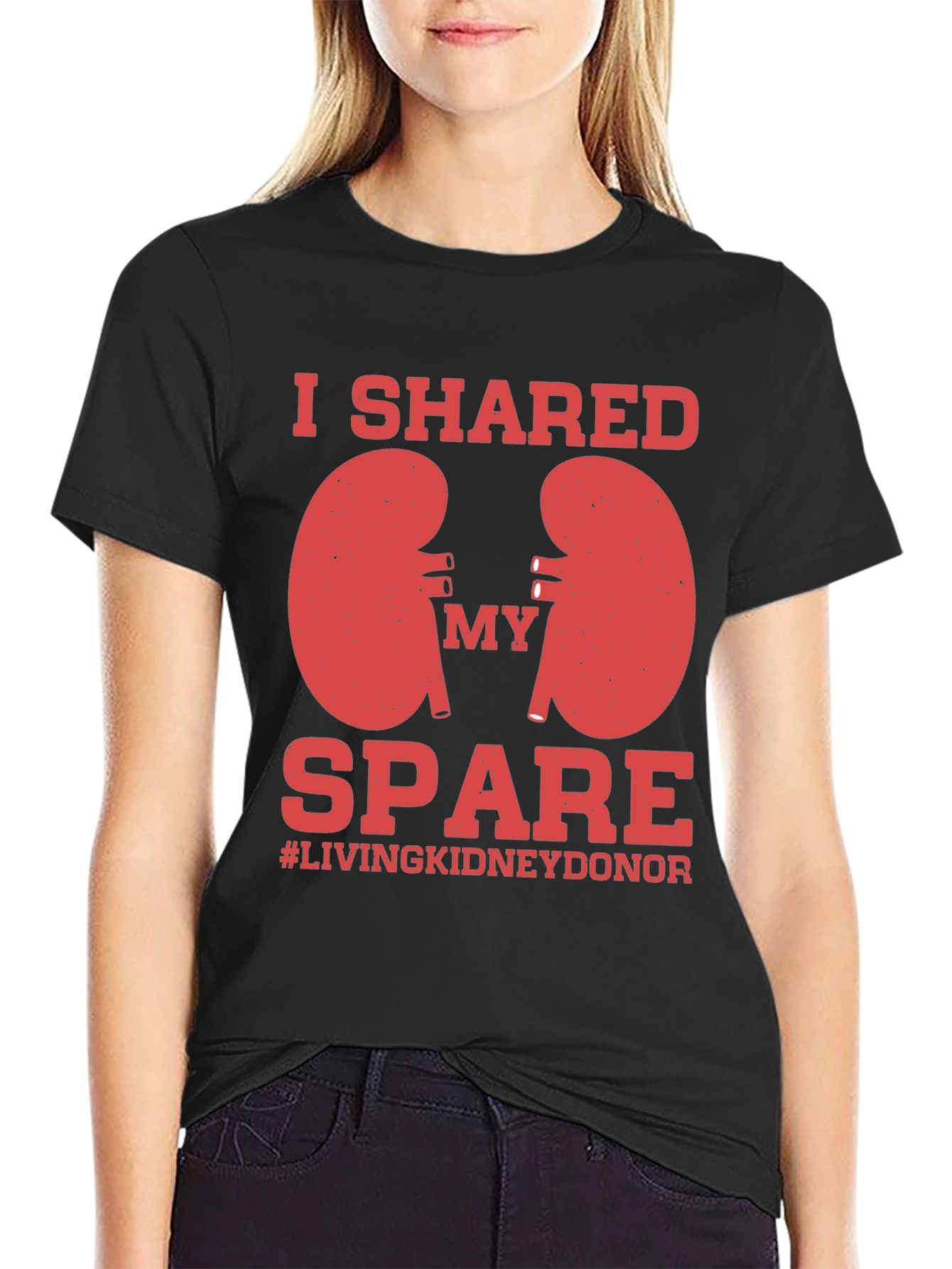Kidney Donor T-Shirt - I Shared My Spare