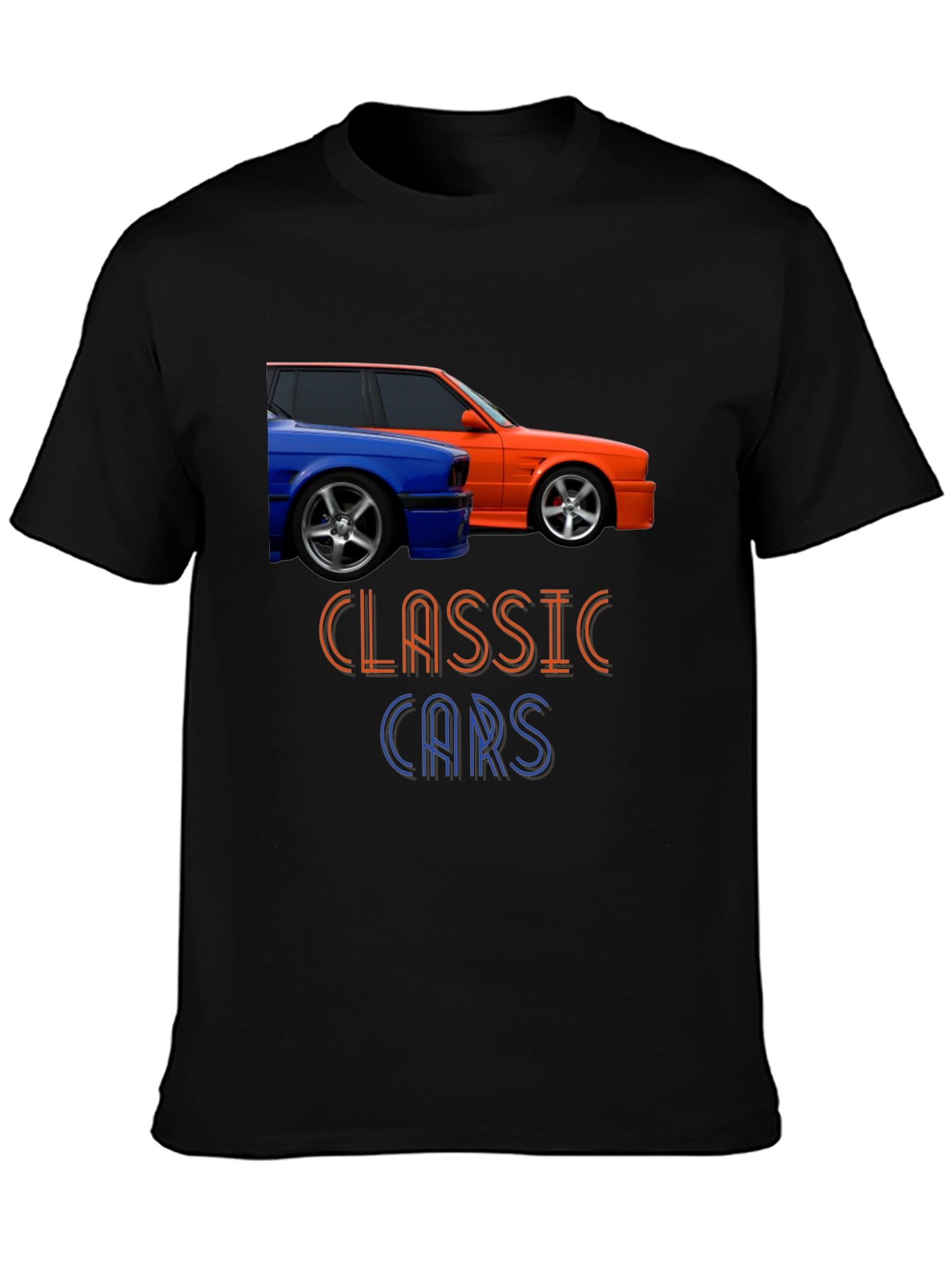 Classic Cars Graphic Tee - Stylish Automotive Design