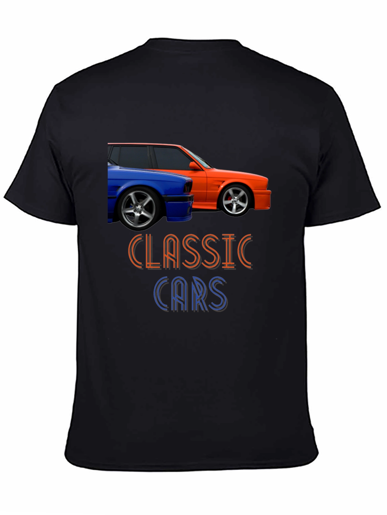 Classic Cars Graphic Tee - Stylish Automotive Design