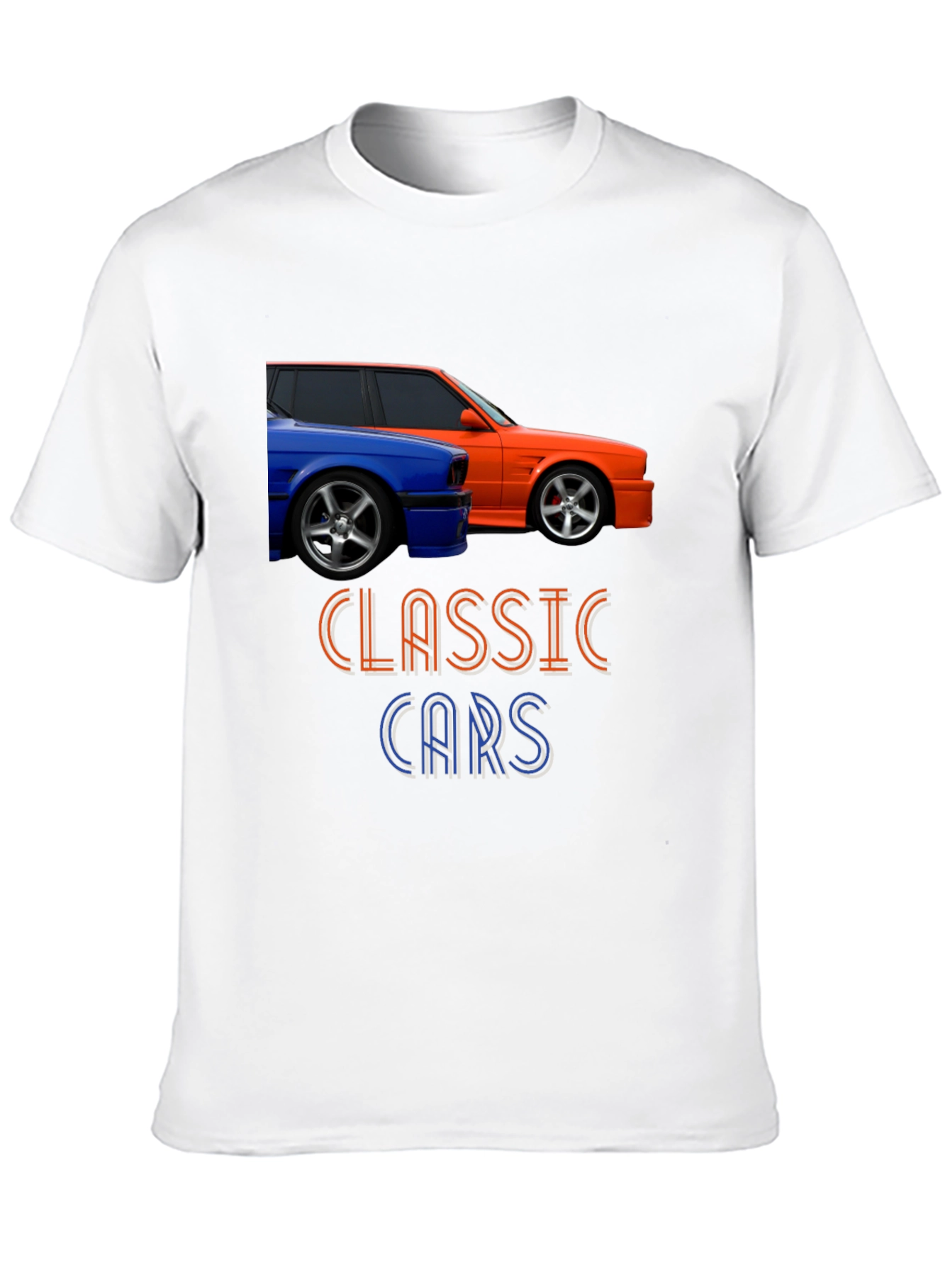 Classic Cars Graphic Tee - Stylish Automotive Design